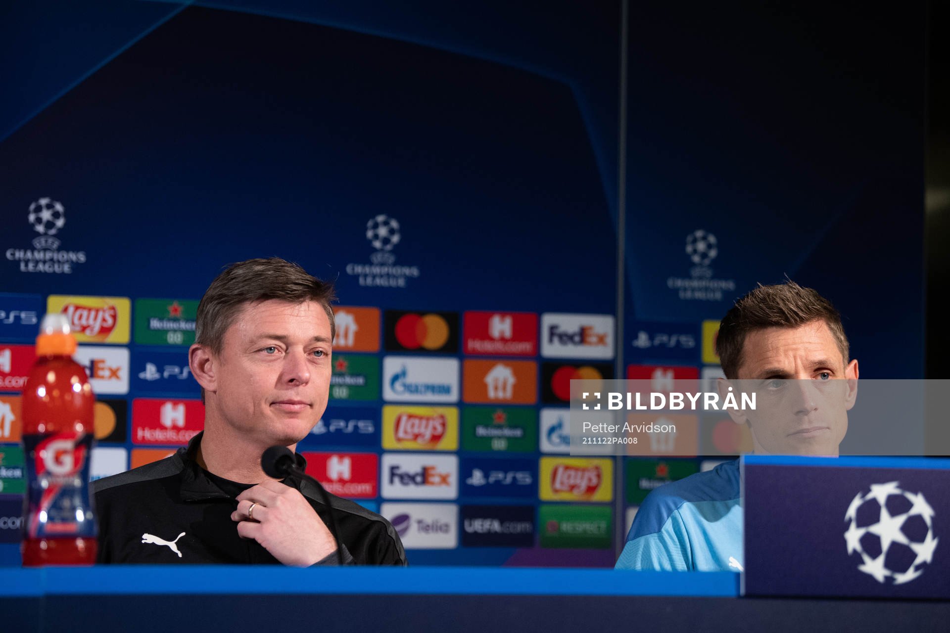 Jon Dahl Tomasson, head coach and Sören Rieks