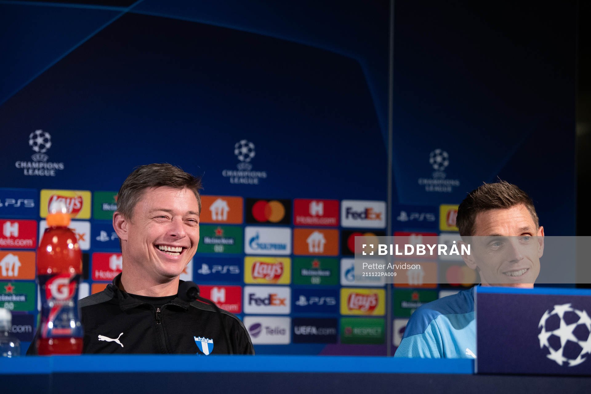 Jon Dahl Tomasson, head coach and Sören Rieks