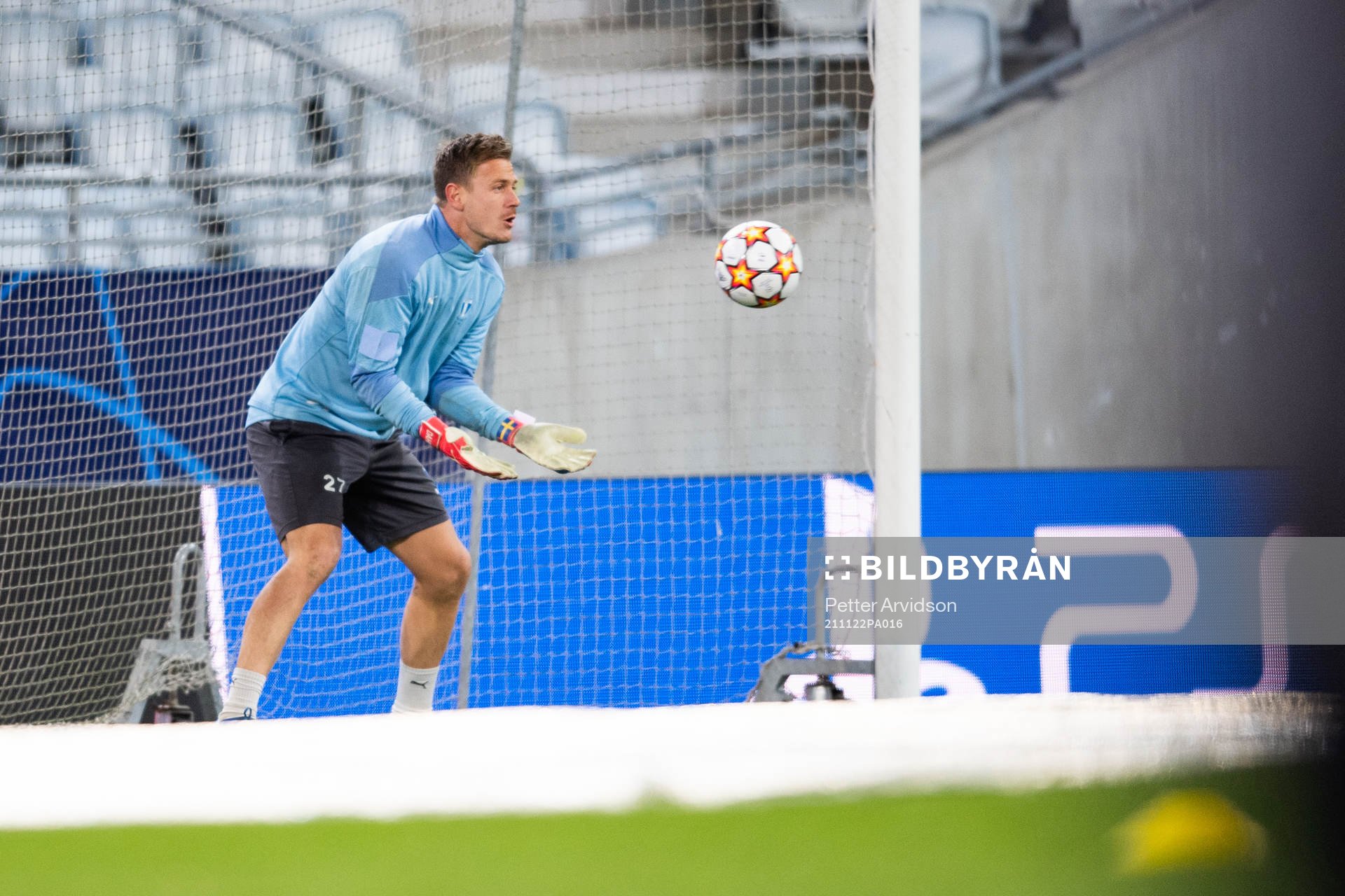 Goalkeeper Johan Dahlin