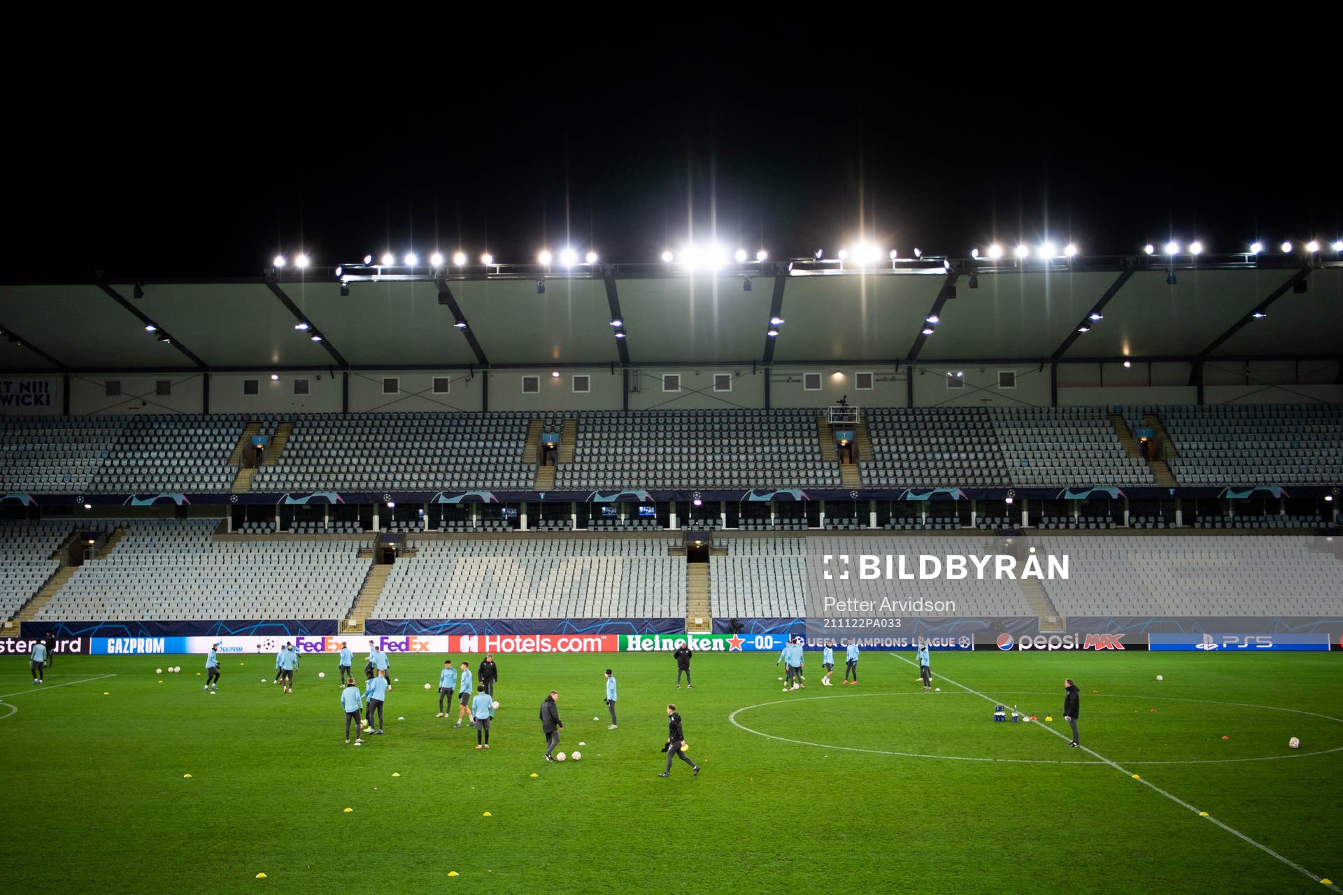 General view of Eleda Stadion