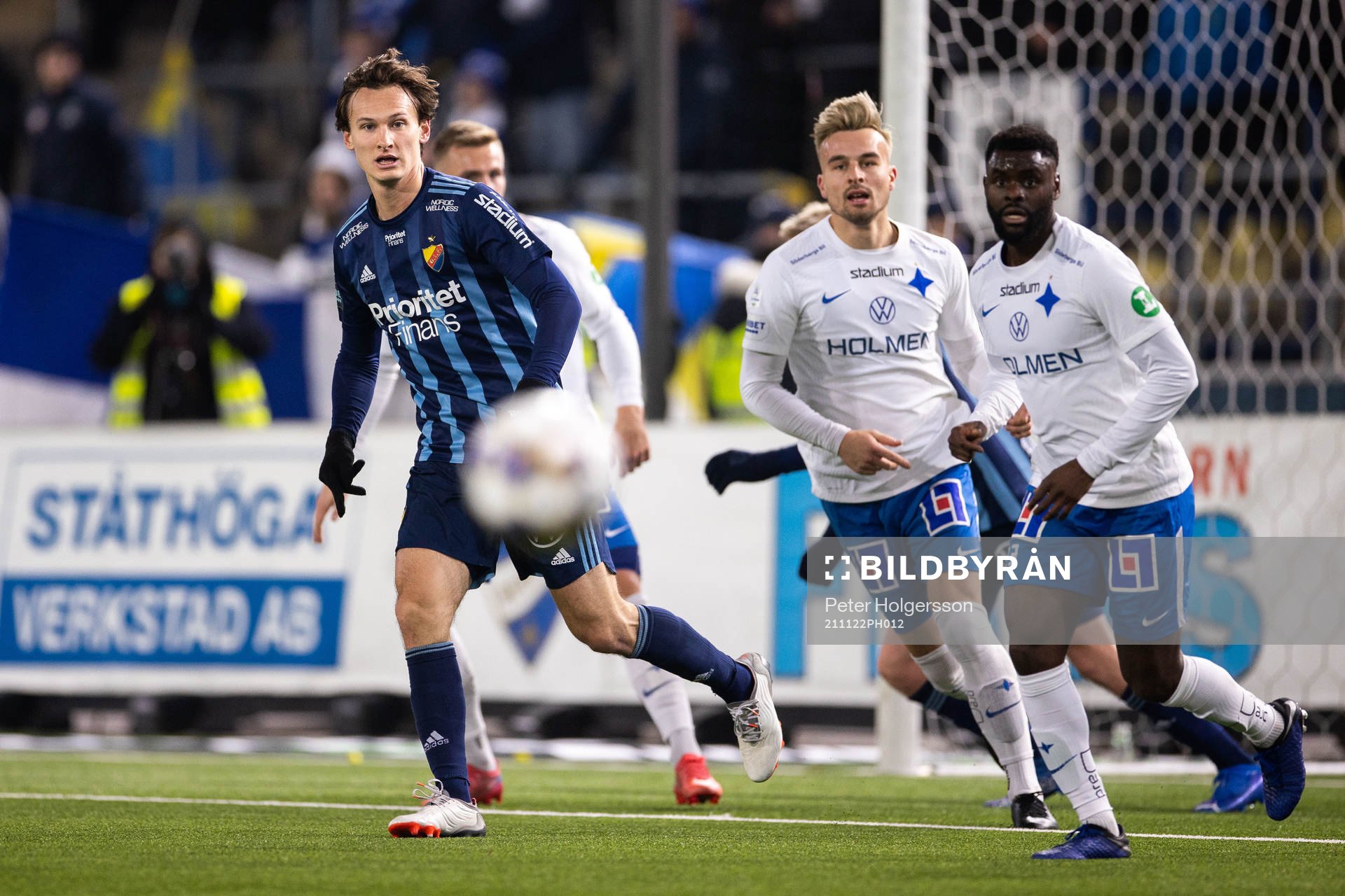 Djurgårdens Hjalmar Ekdal och IFK Norrköpings Henrik