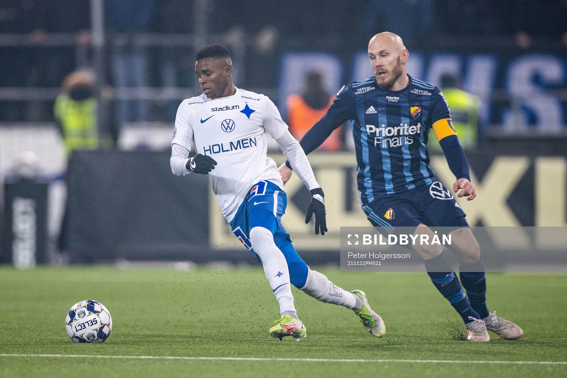 IFK Norrköpings Abdulrazaq Ishaq och Djurgårdens Magnus