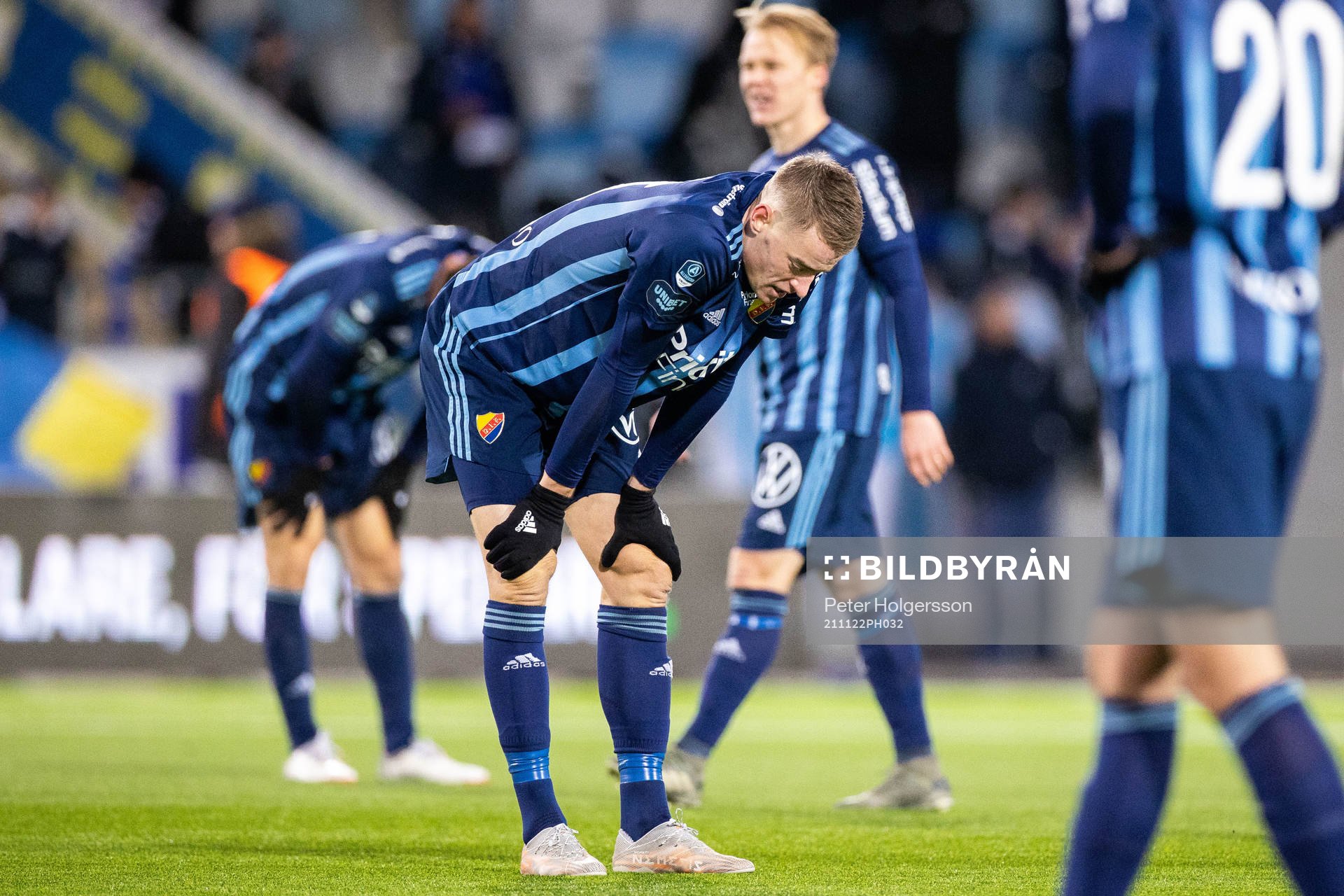 Djurgårdens spelare deppar