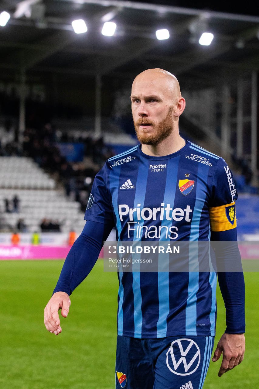 Djurgårdens Magnus Eriksson deppar