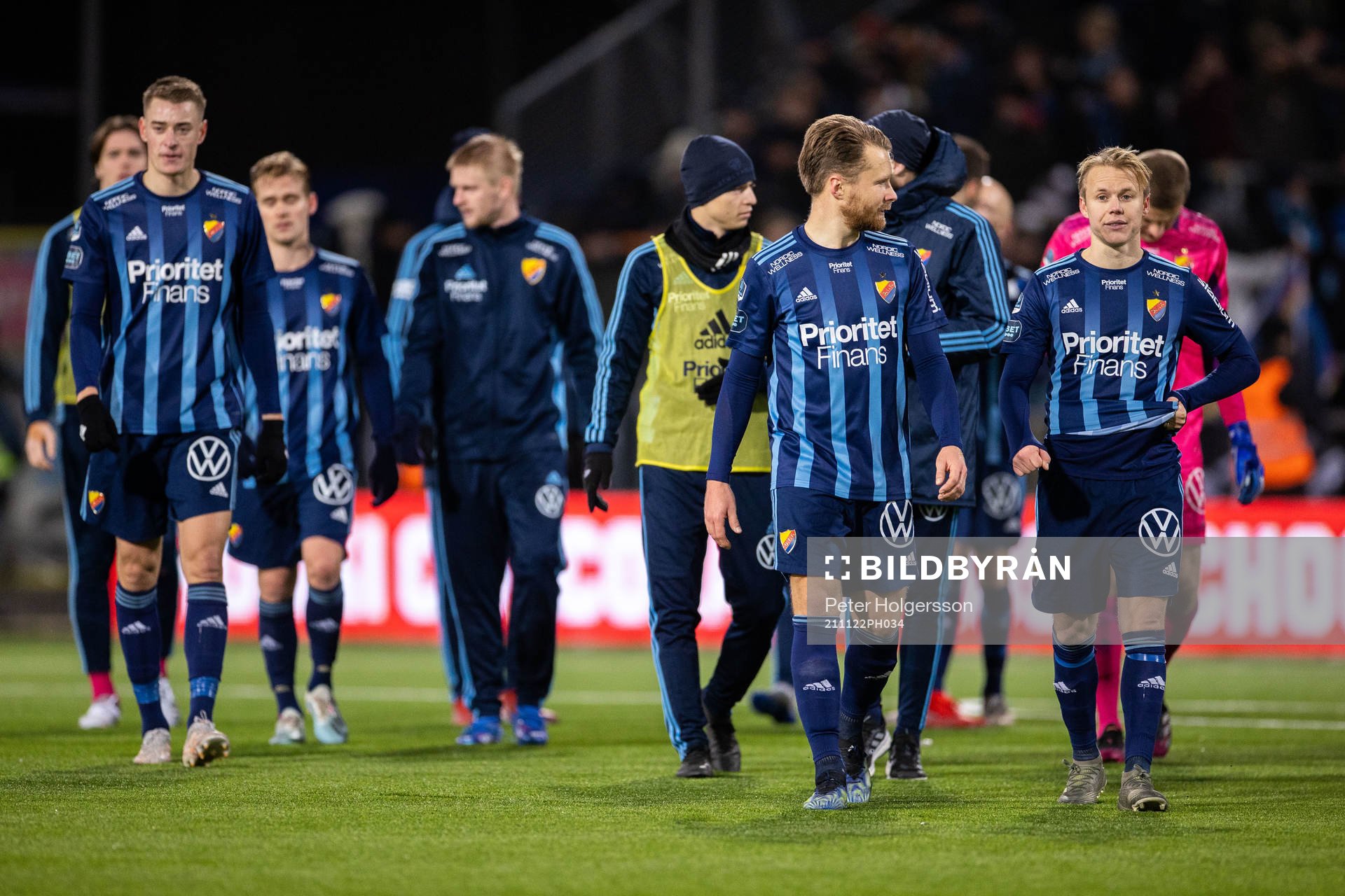 Djurgårdens spelare deppar