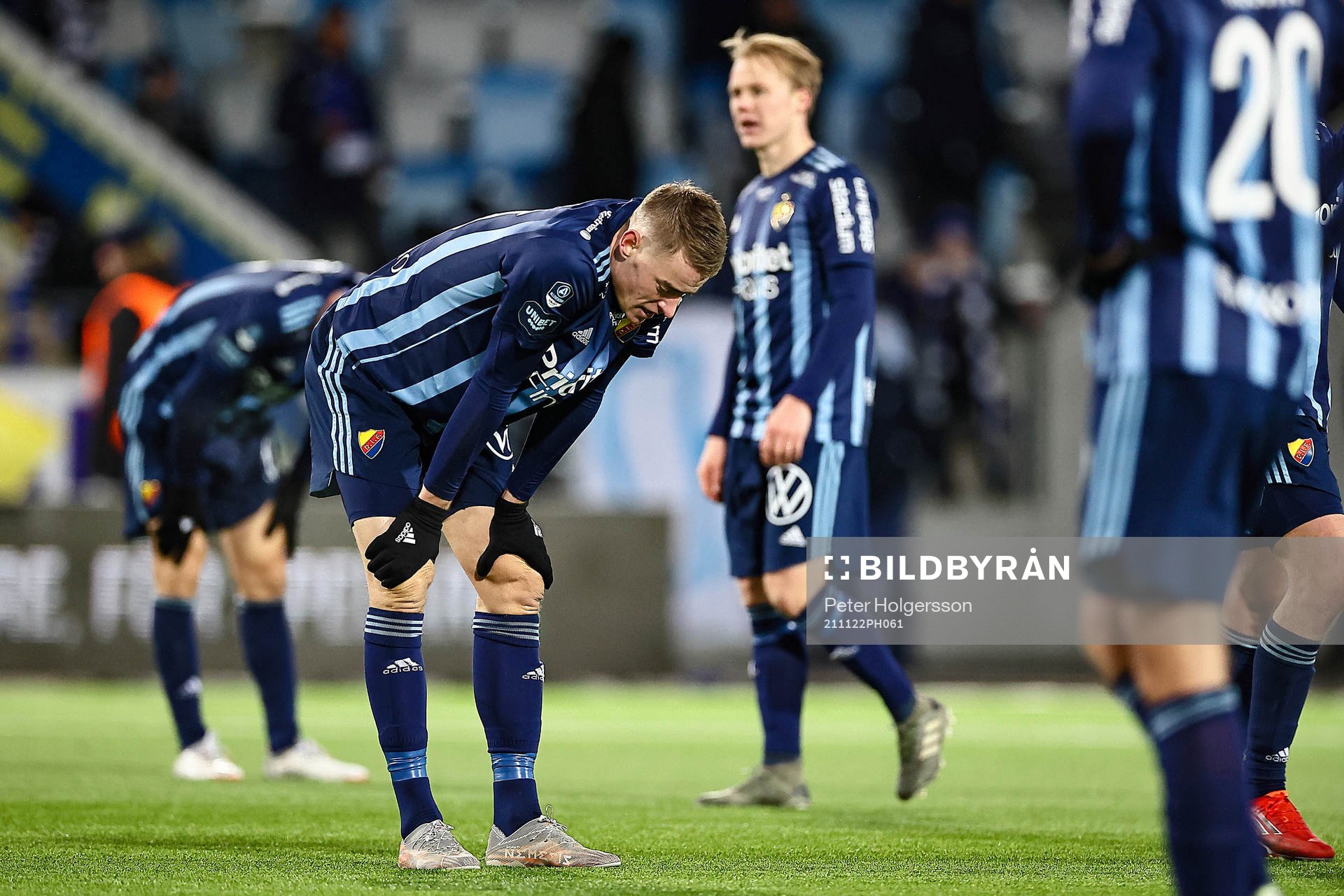 Djurgårdens spelare deppar