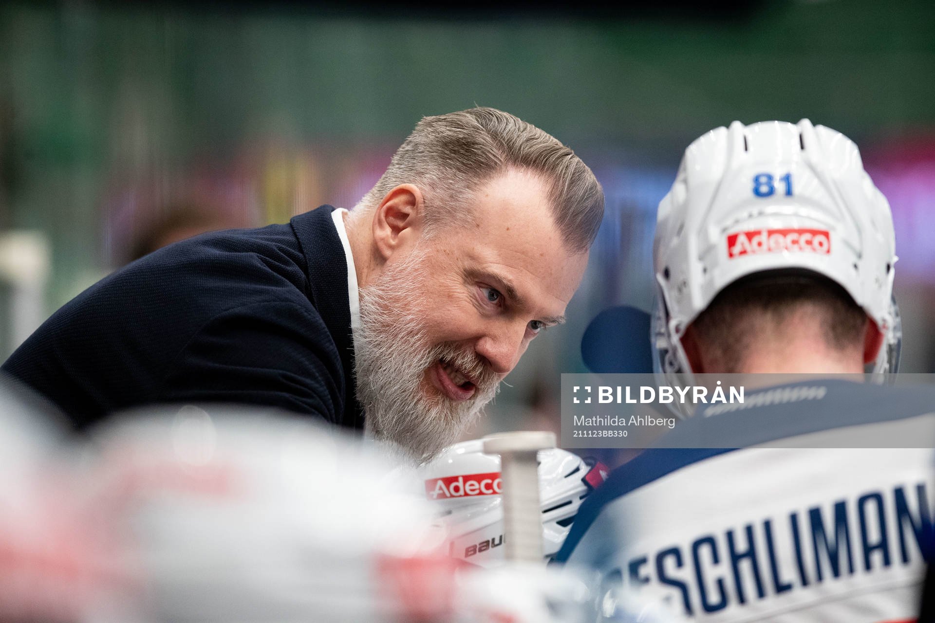 Rikard Grönborg, head coach, of Zurich