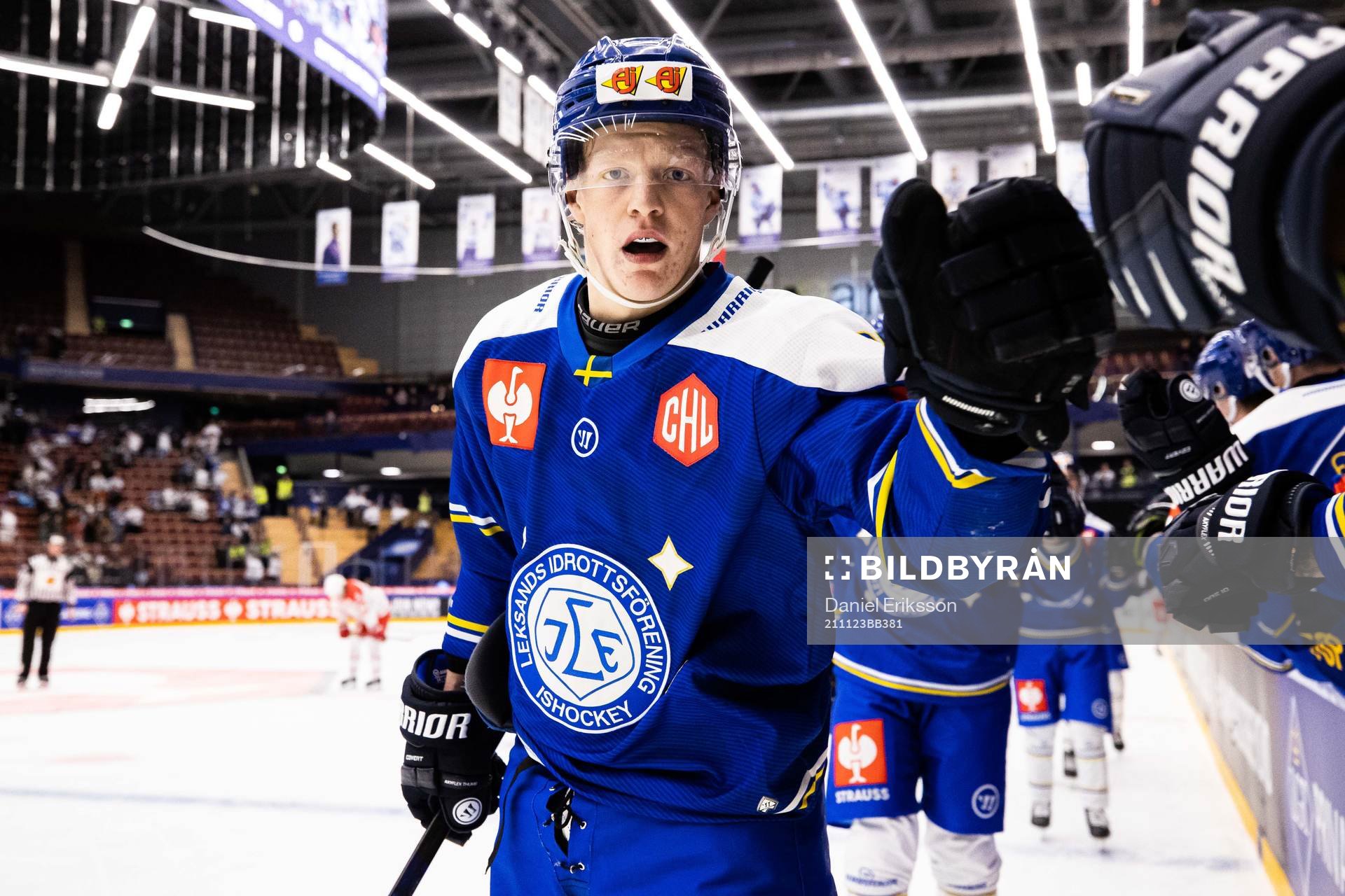 Emil Heineman of Leksand celebrates