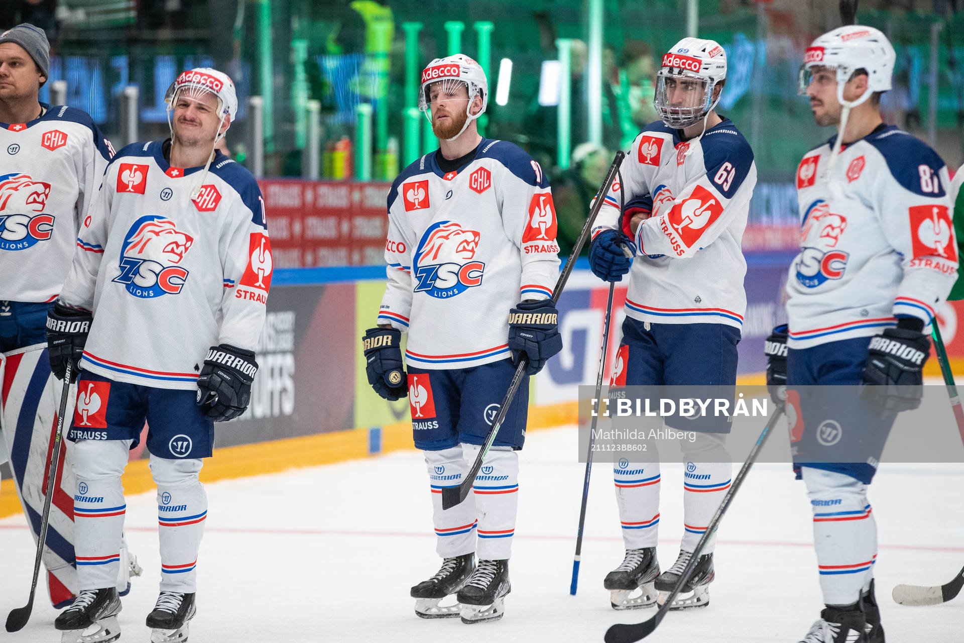Sven Andrighetto, Marc Aeschlimann and Linoel Marchand of