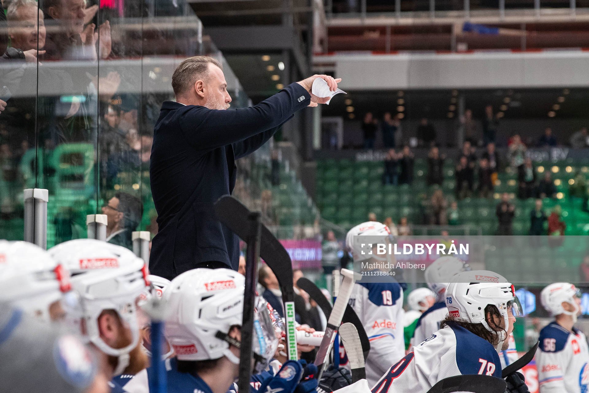 Rikard Grönborg, head coach, of Zurich want a goal to be