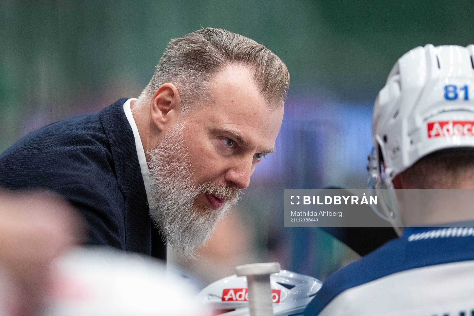 Rikard Grönborg, head coach, of Zurich