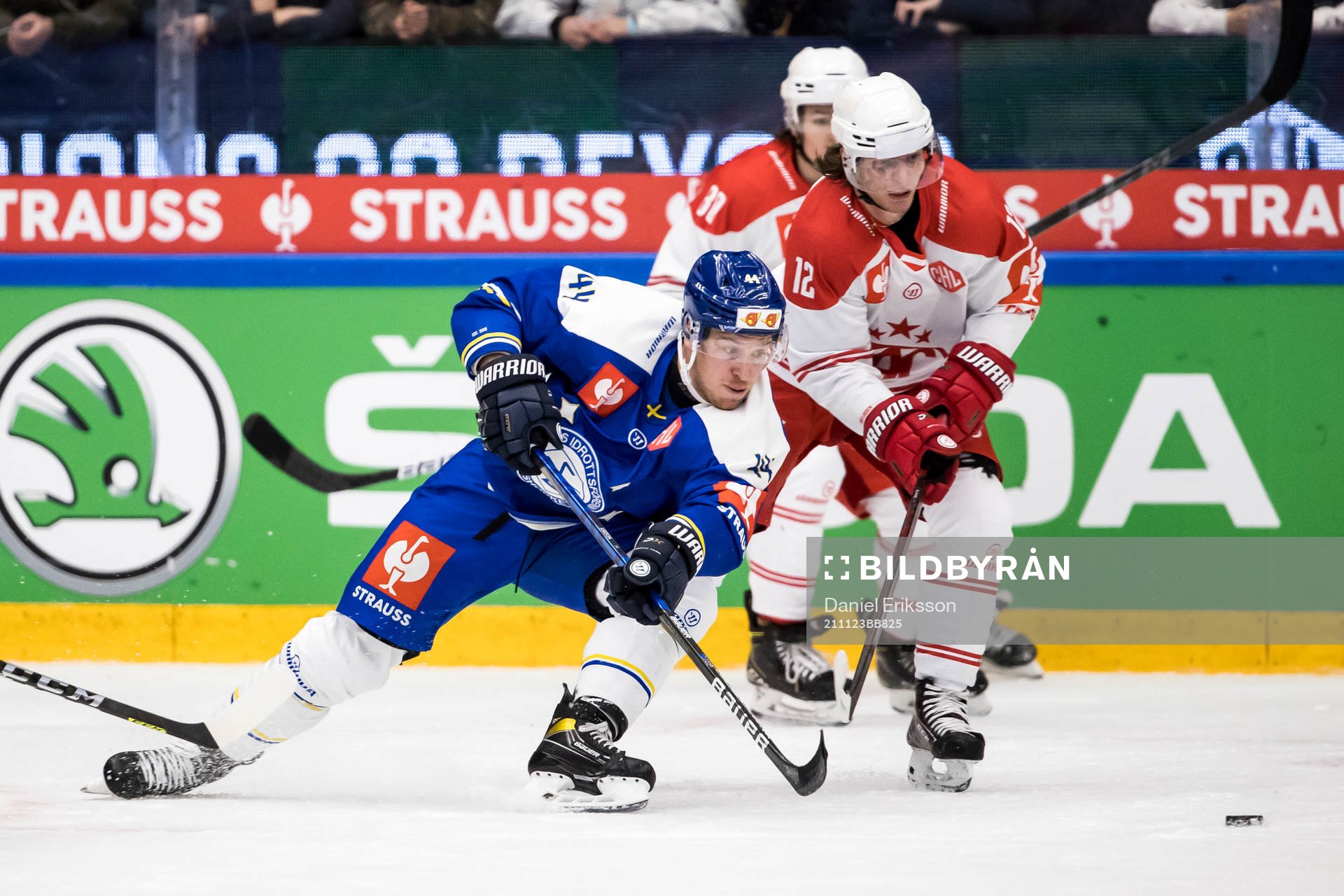 Leksands Carter Ashton and Klagenfurts David Maier