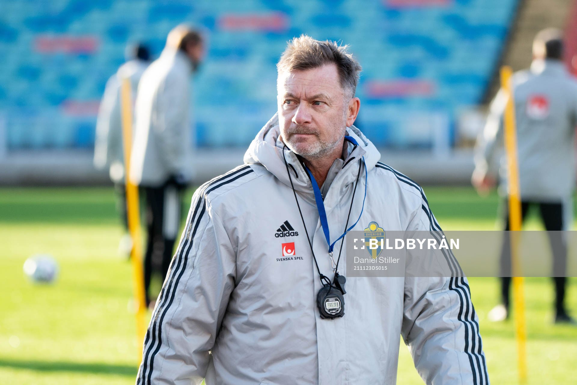 Peter Gerhardsson, head coach of the Swedish women's