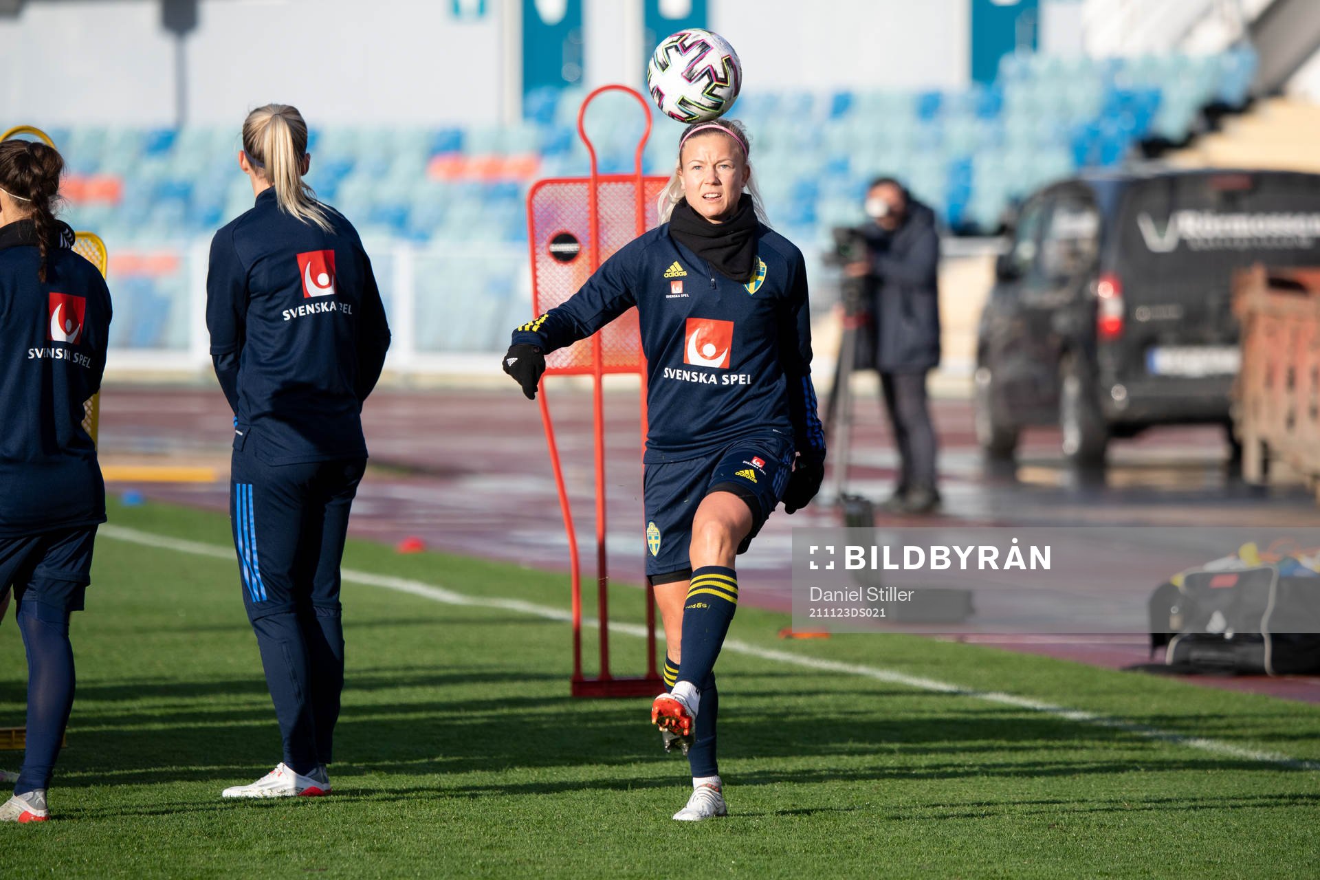 Hanna Glas of the Swedish women's national football team