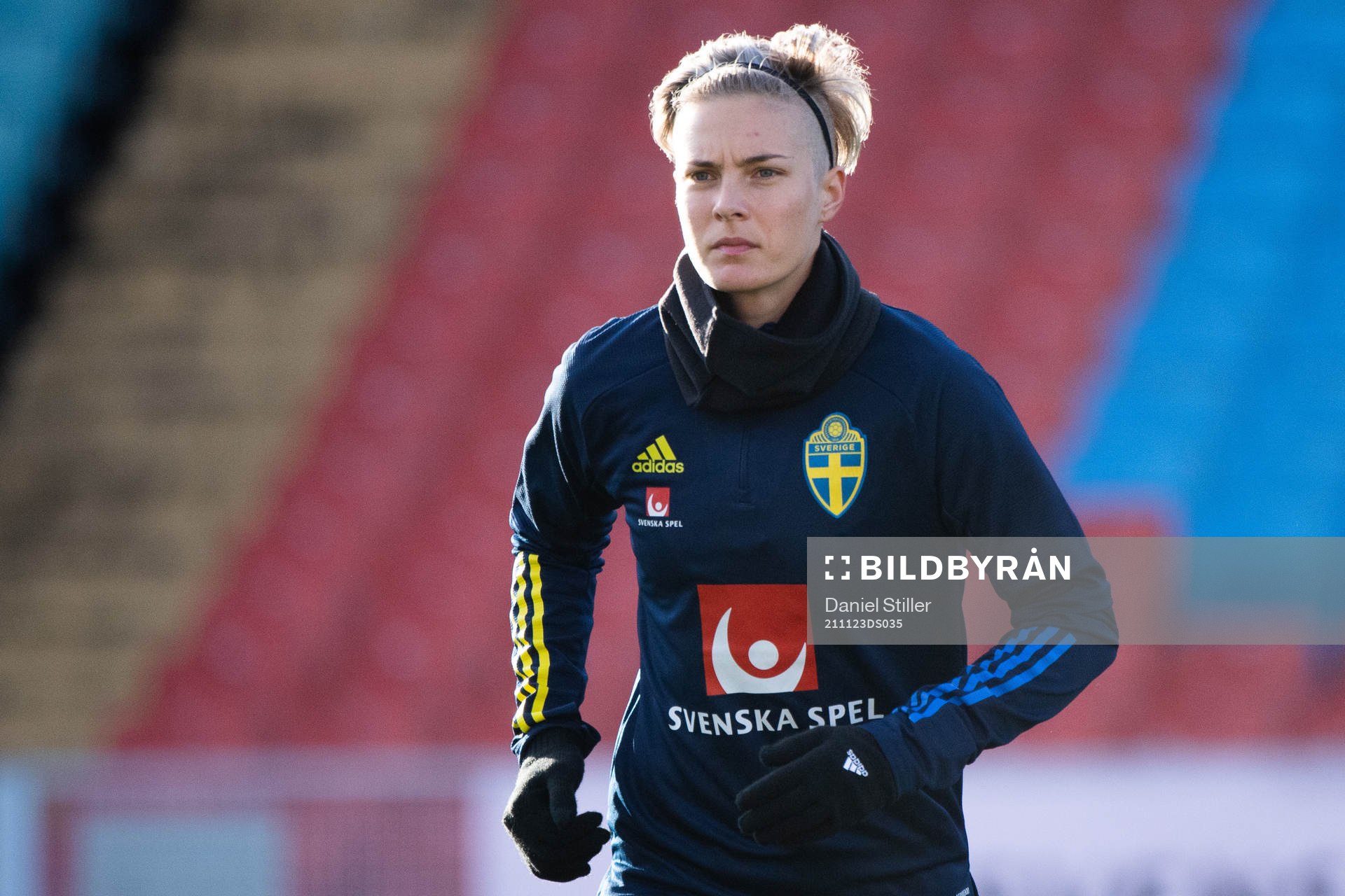 Lina Hurtig of the Swedish women's national football team