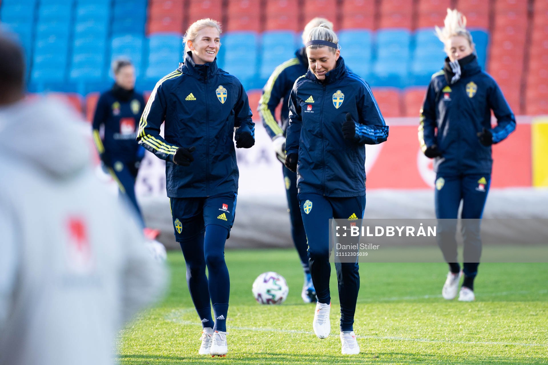 Sofia Jakobsson and Olivia Schough of the Swedish women's