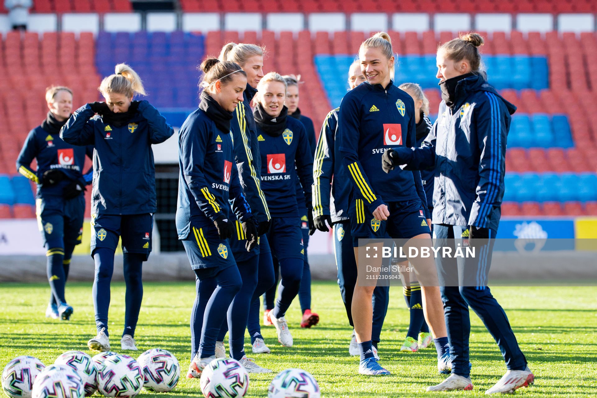 Julia Zigiotti Olme, Fridolina Rolfö and Filippa Angeldahl