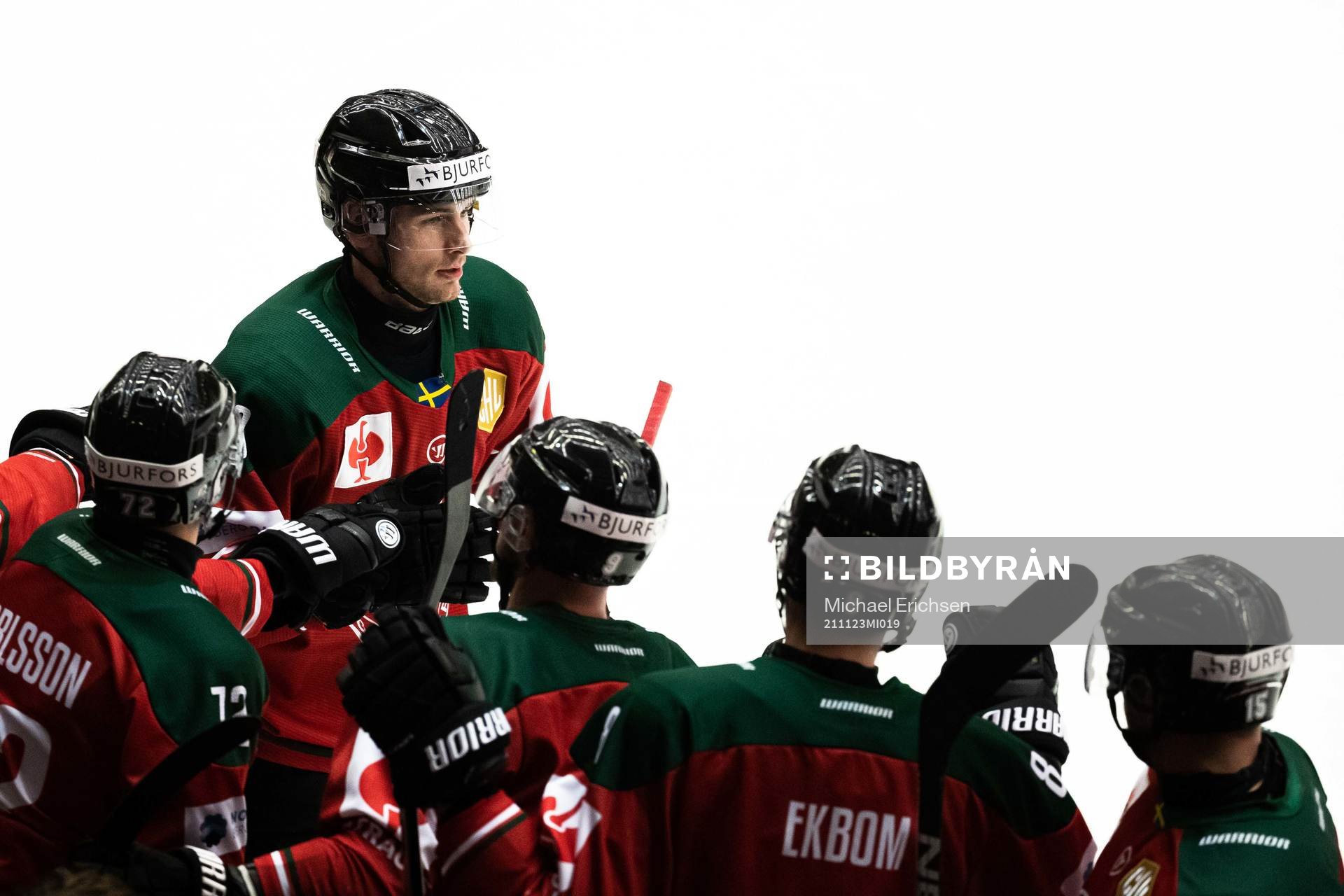 Johan Sundström of Frölunda celebrate