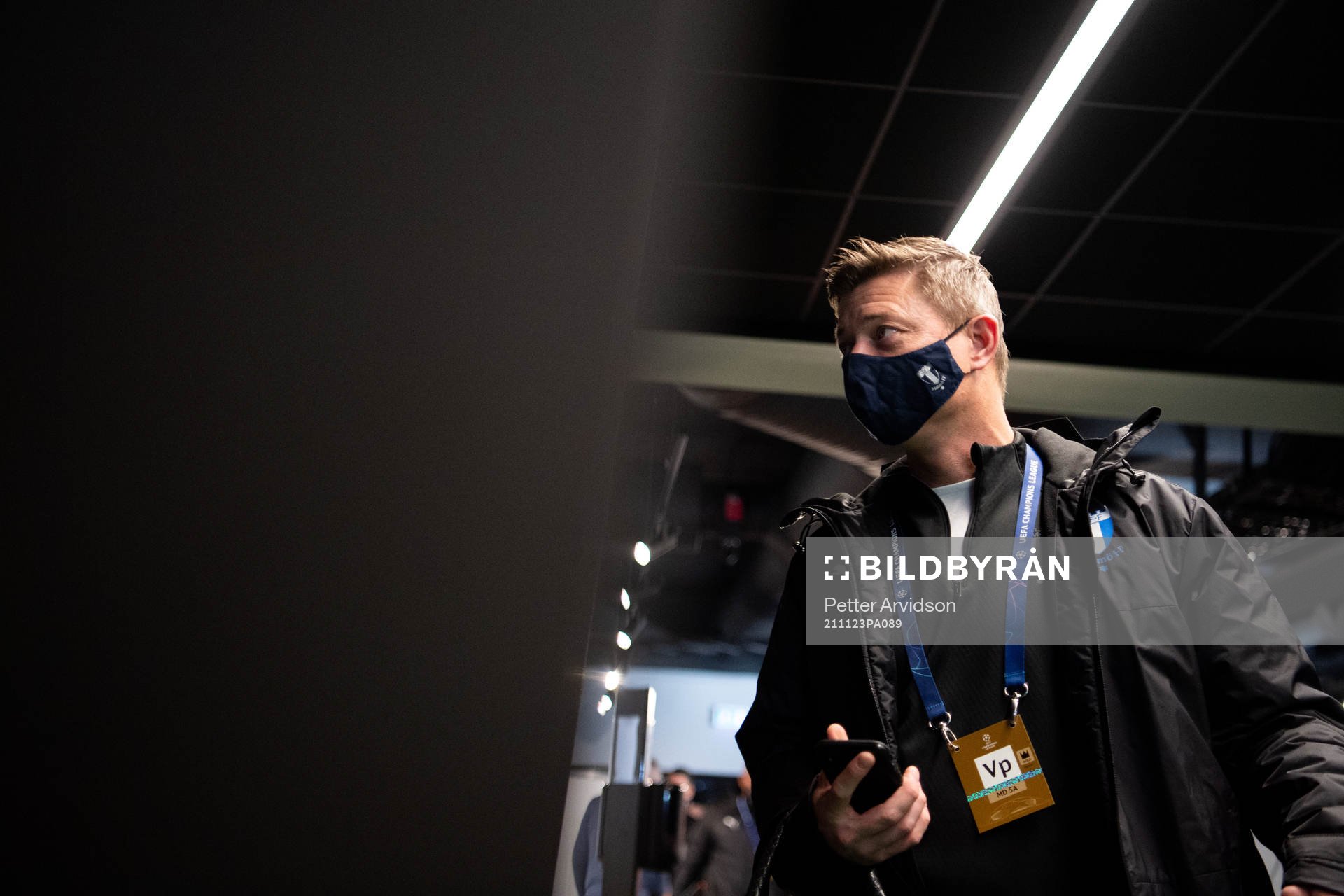Jon Dahl Tomasson, head coach of Malmö FF arrive at the