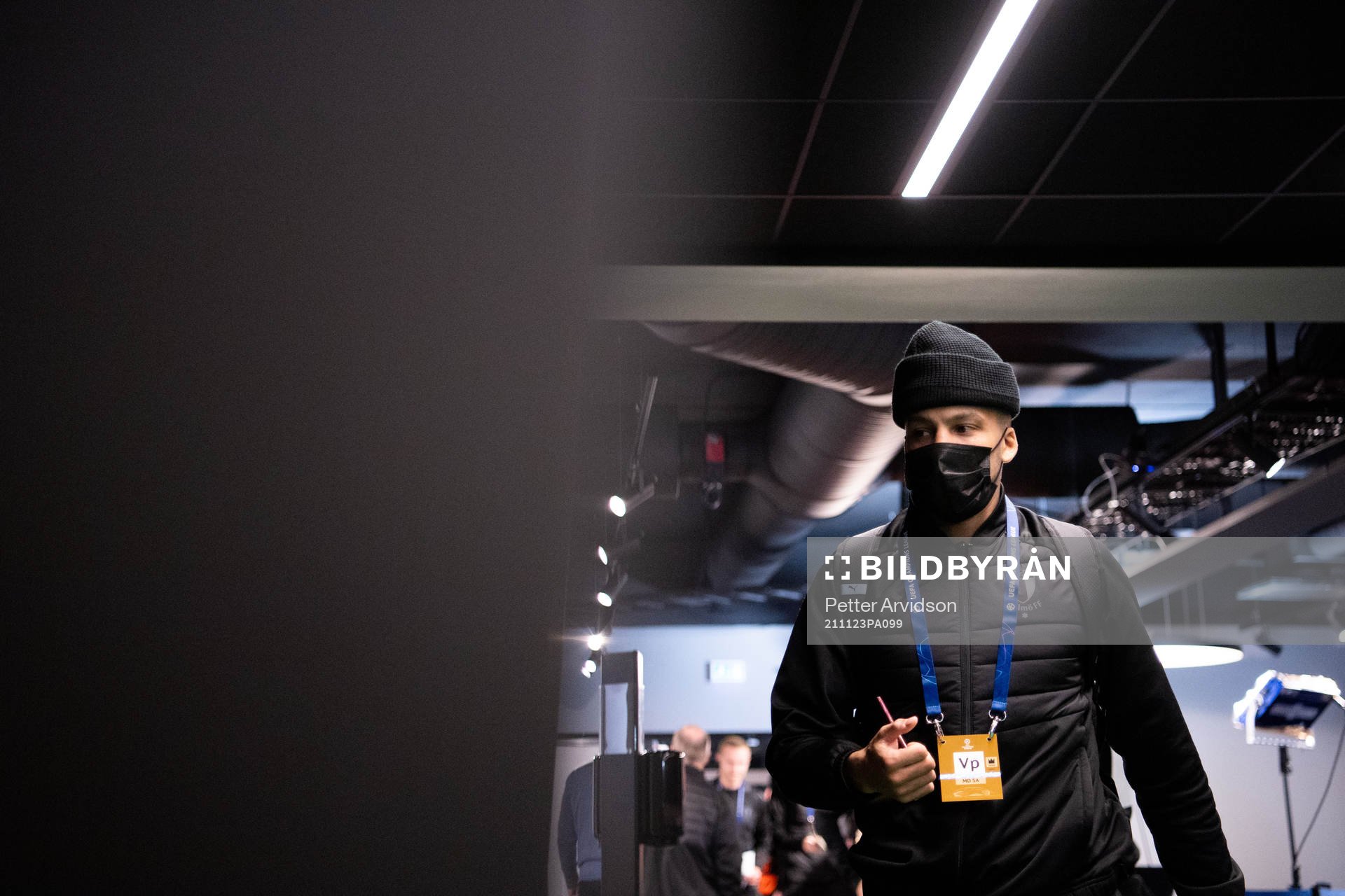Martin Olsson of Malmö FF arrive at the arena