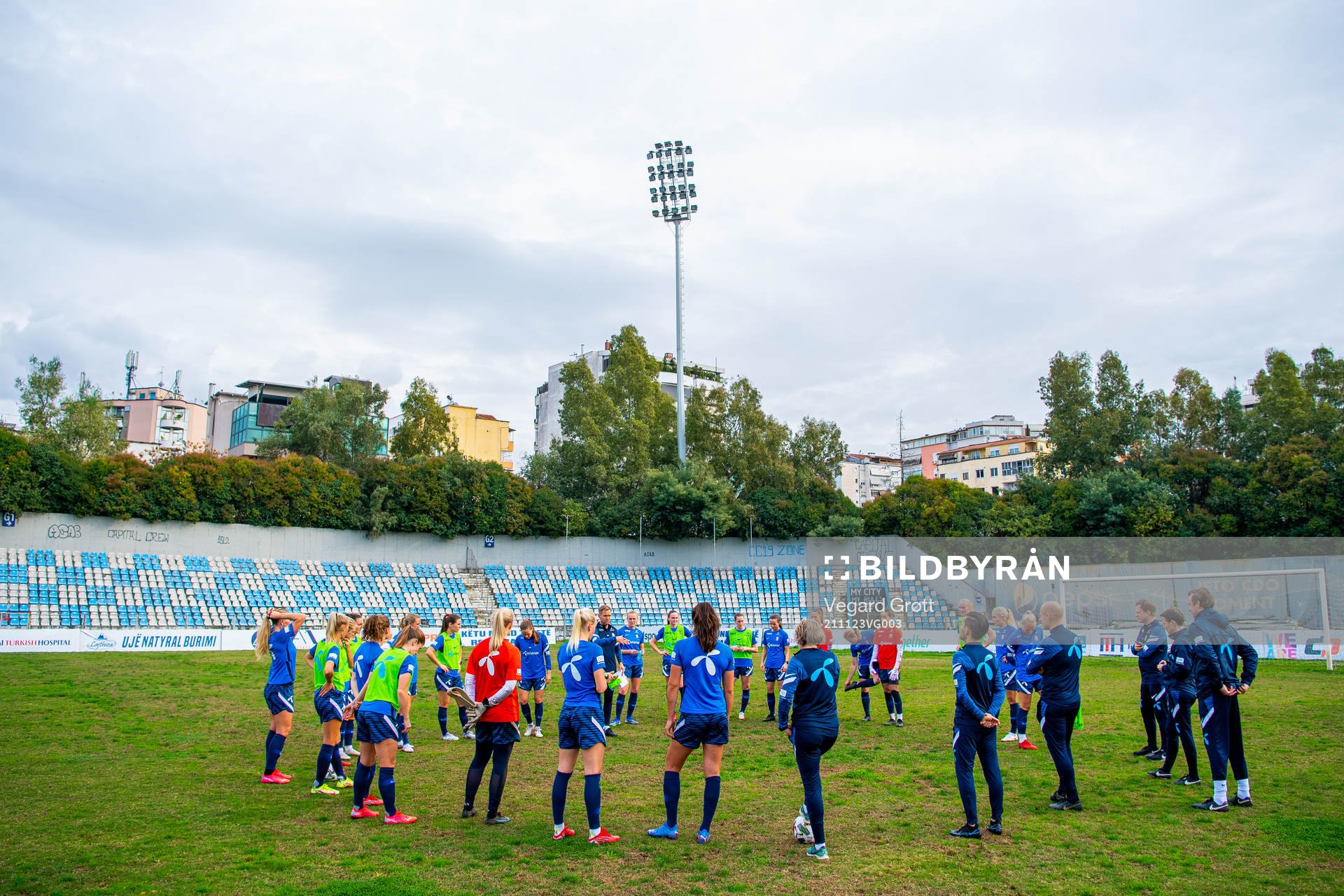Players of the Norwegian women's national football team