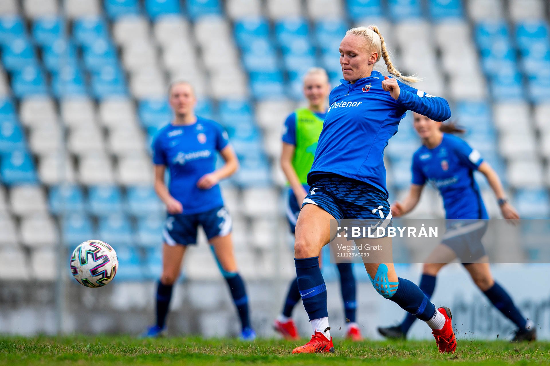 Maria Thorisdottir of the Norwegian women's national
