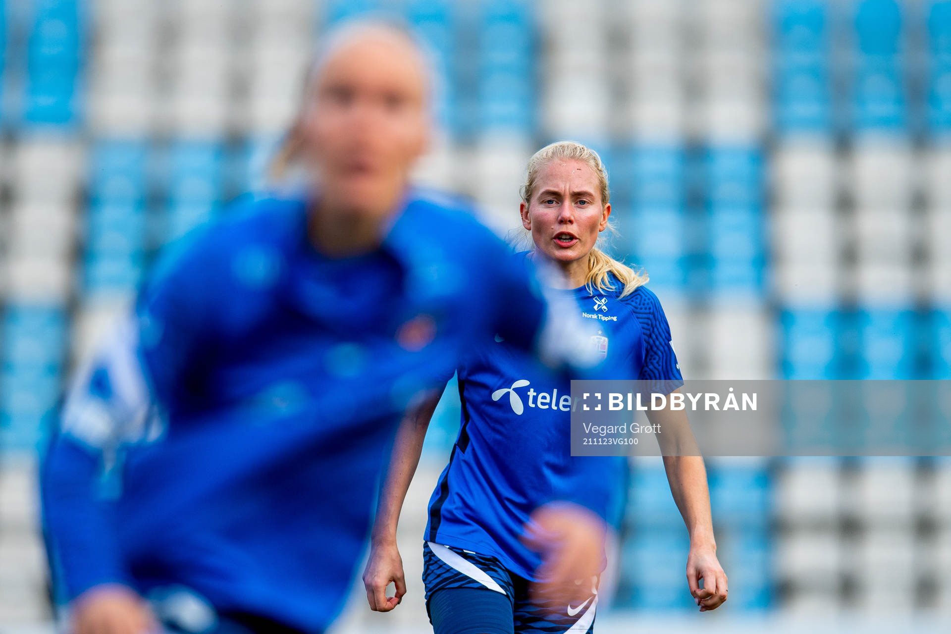 Guro Bergsvand of the Norwegian women's national football
