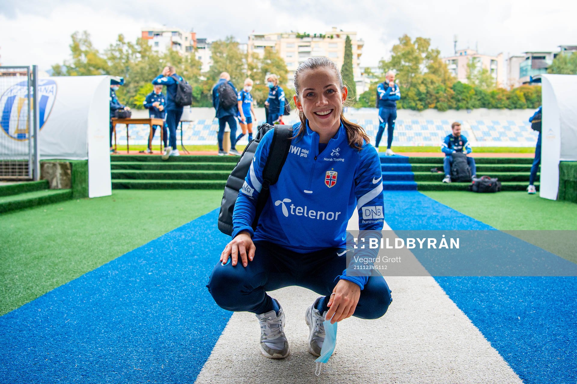 Tuva Hansen of the Norwegian women's national football team