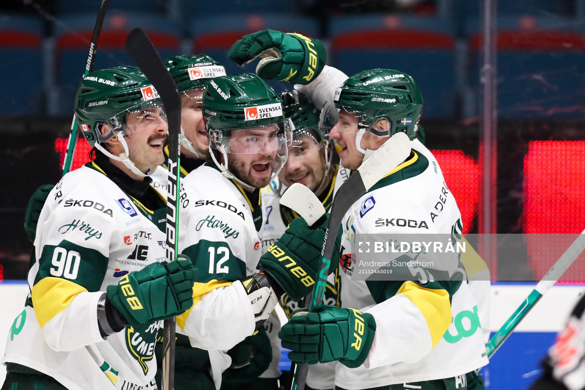 Björklövens Ryan Gropp jublar
