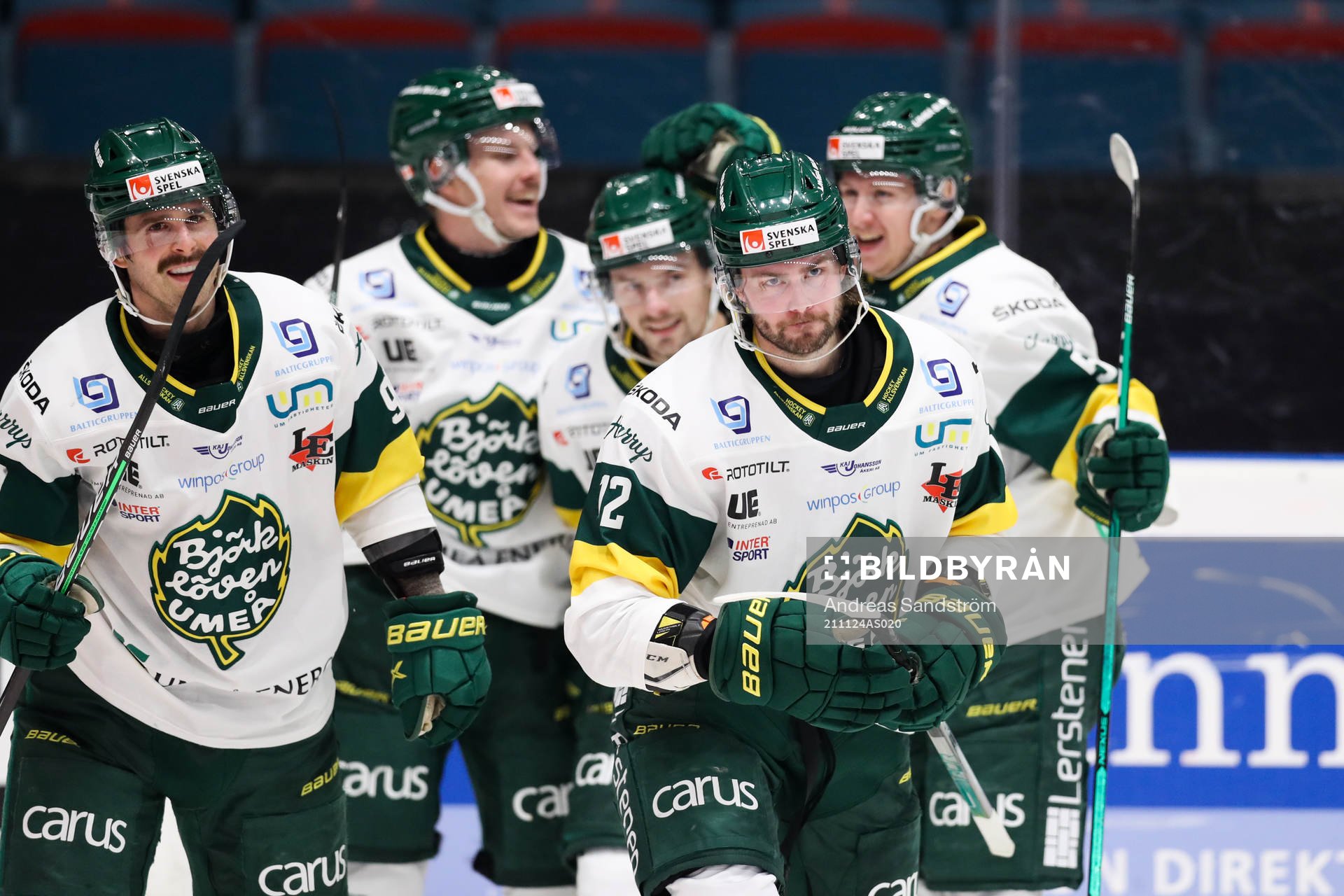 Björklövens Ryan Gropp jublar