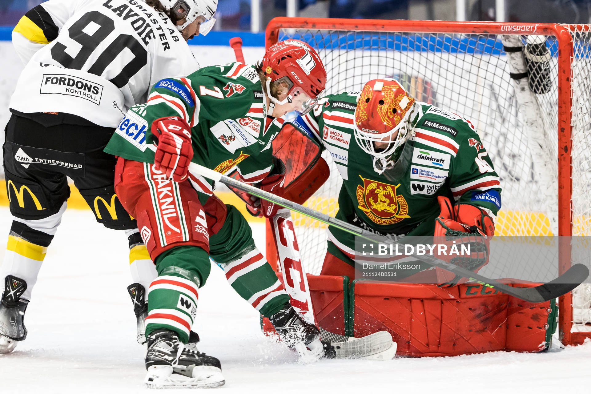 Västerås Alexandre Lavoie och Moras Isak Pantzare och