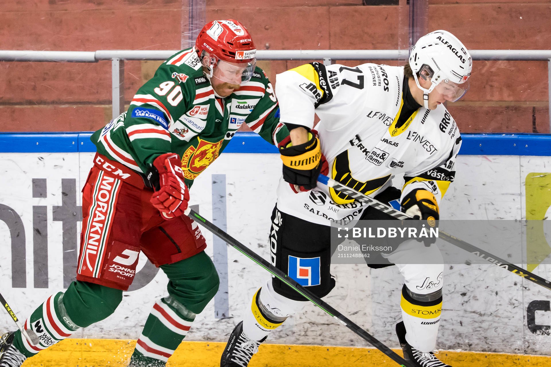 Moras Daniel Ljungren och Västerås Ludvig Jardeskog