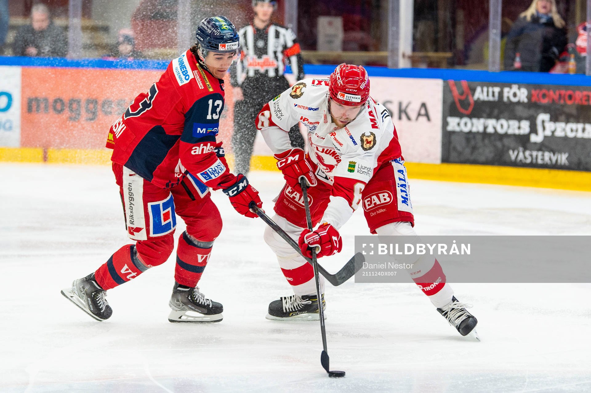 Västerviks Brett Supinski och Troja/Ljungbys Carl Ernstig