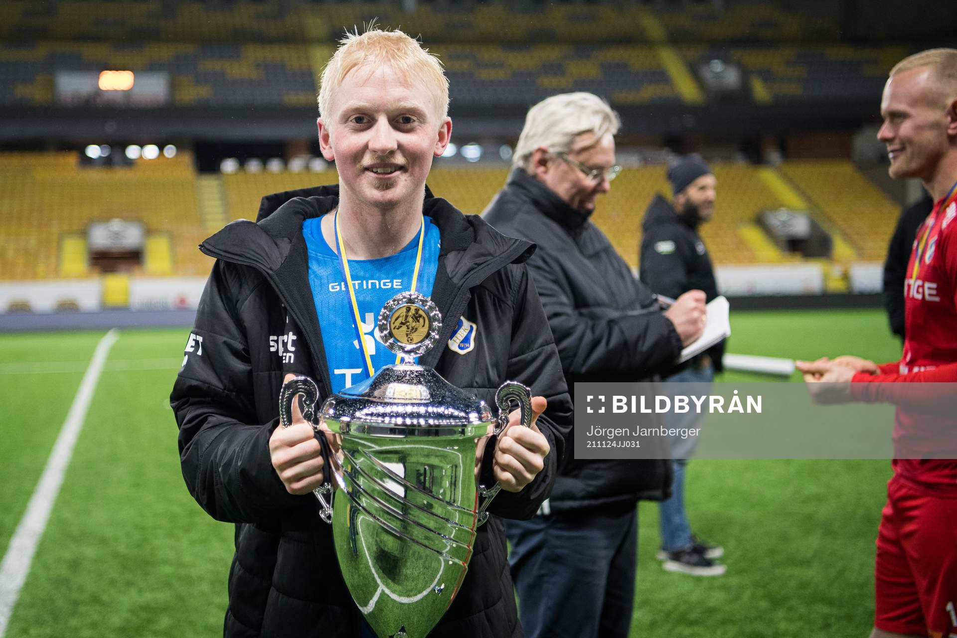 Halmstads Pontus Carlsson jublar
