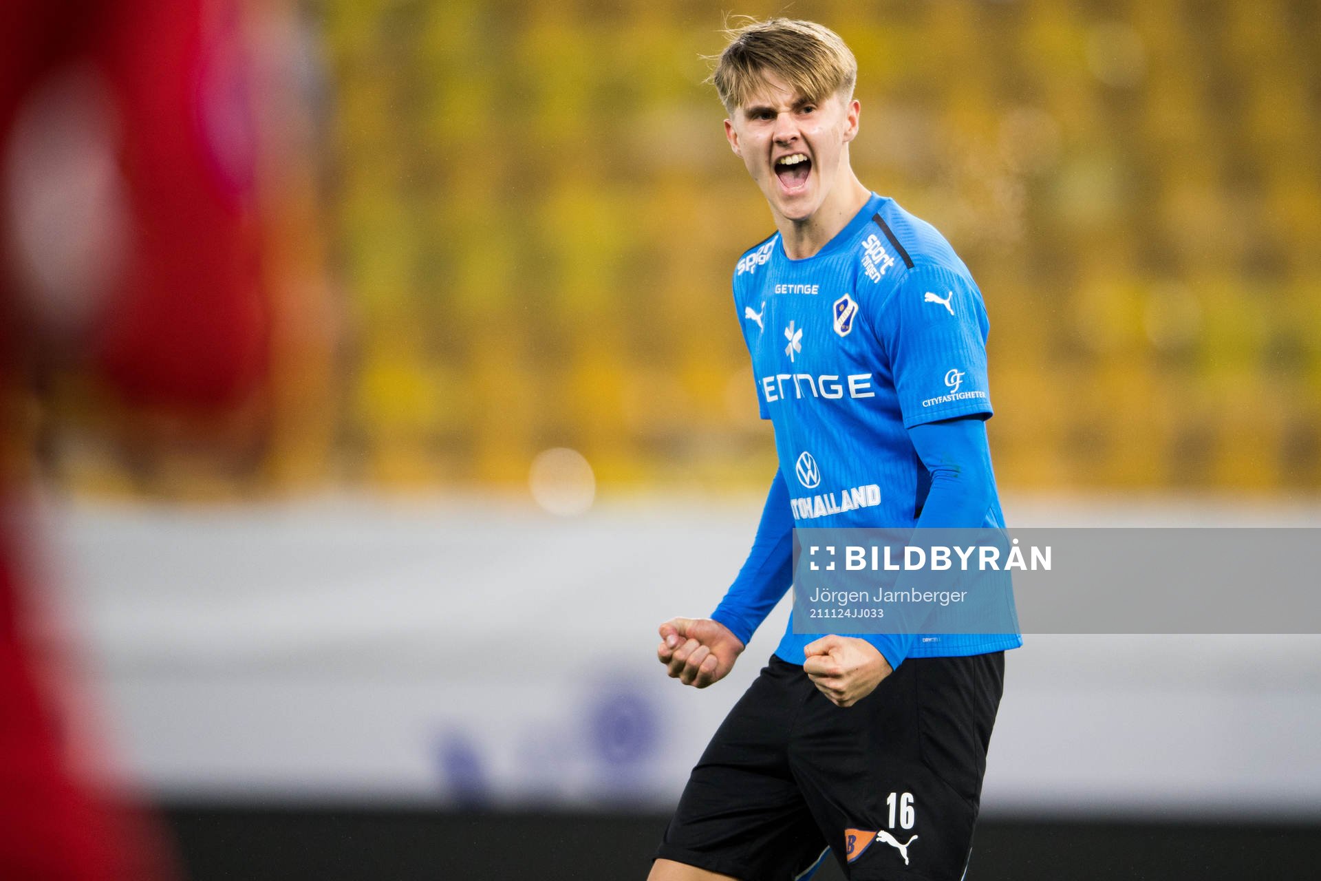 Halmstads Erik Ahlstrand jublar