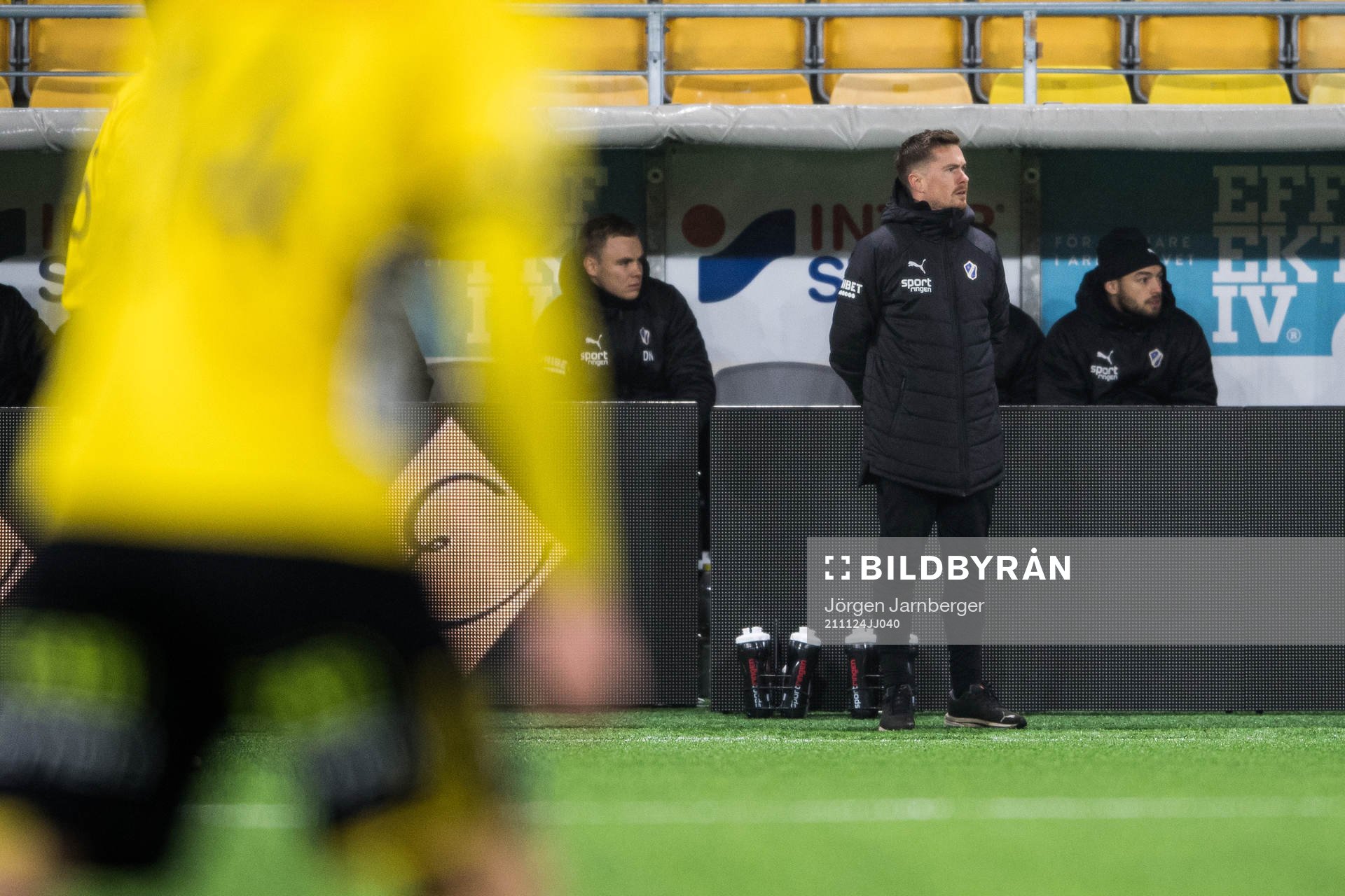 Halmstads U21 tränare Johan Bergström