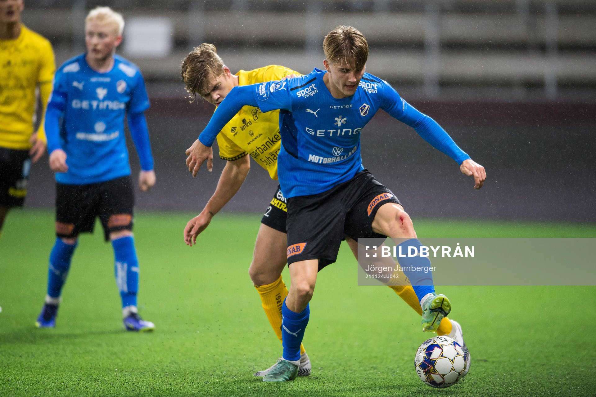 Halmstads Erik Ahlstrand och Elfsborgs Kevin Holmén