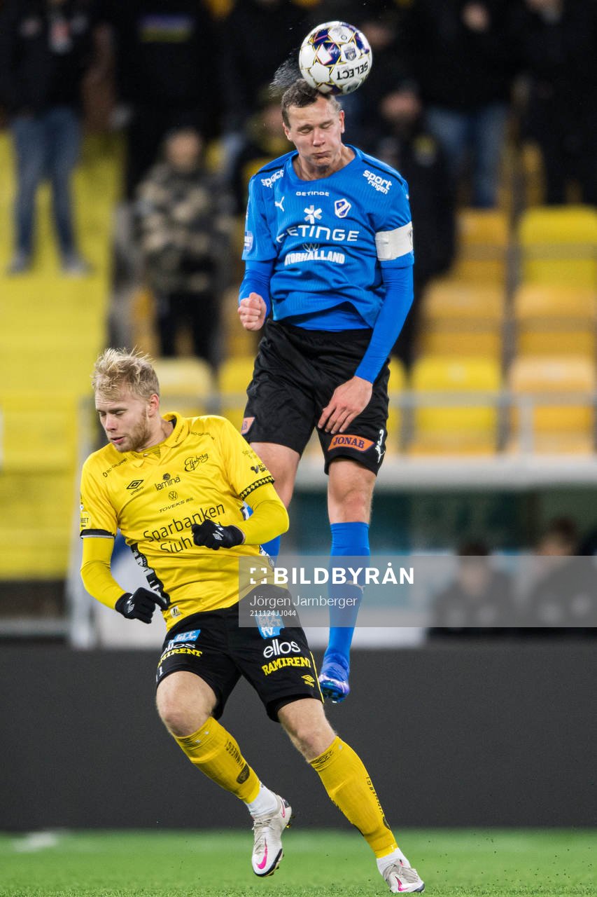 Halmstads Alexander Berntsson och Elfsborgs Sveinn Aron