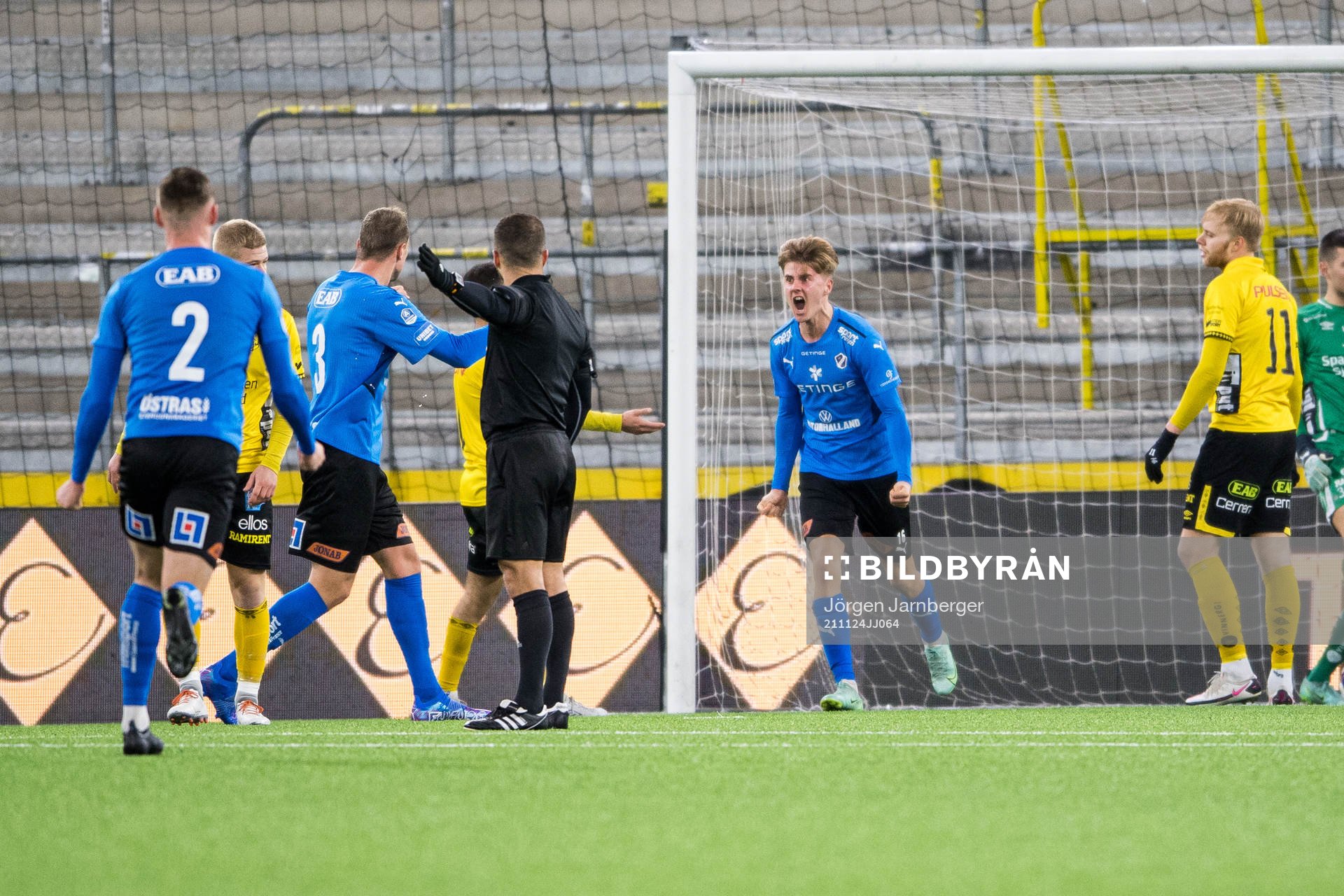 Halmstads Erik Ahlstrand jublar
