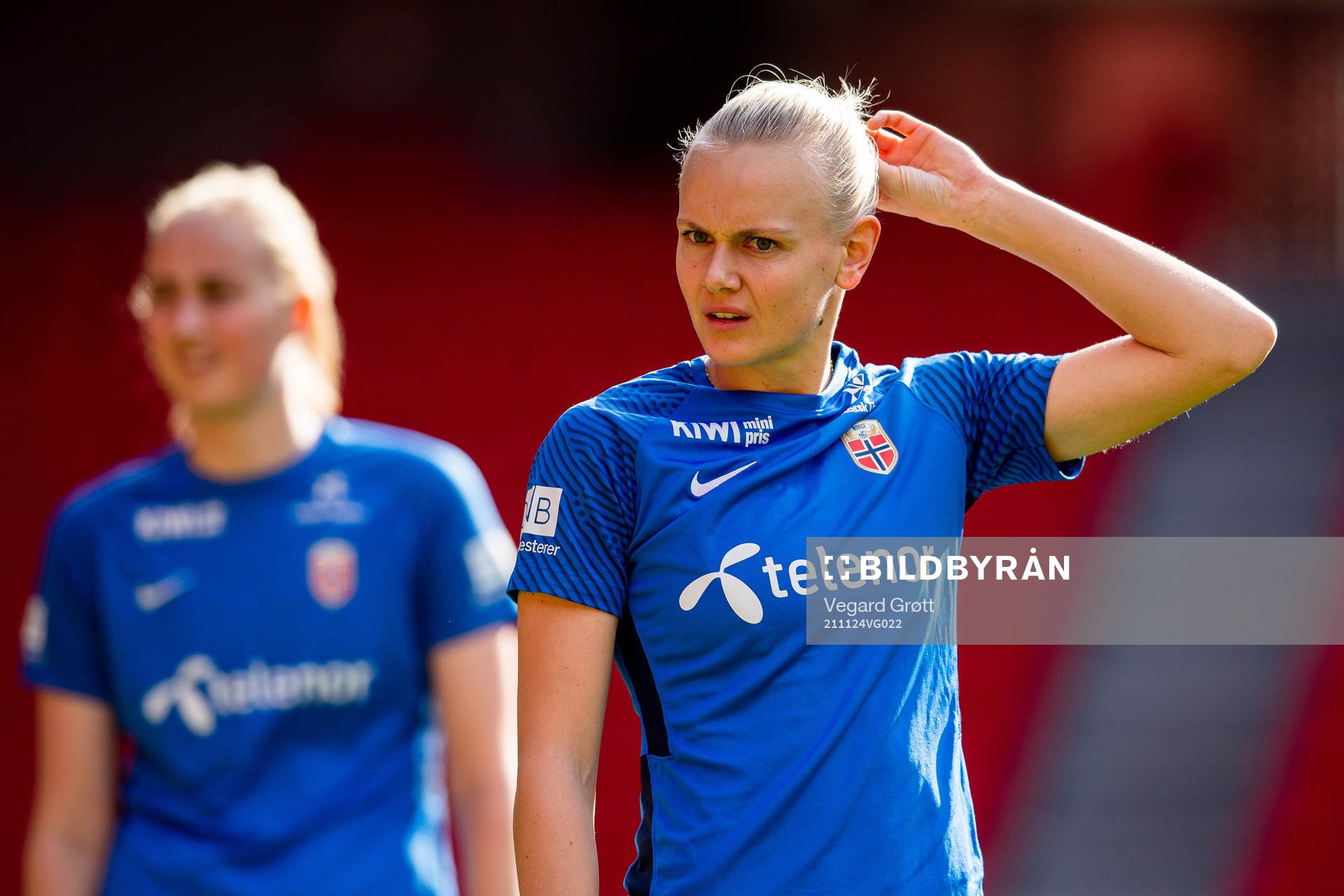 Karina Sævik of the Norwegian women's national football