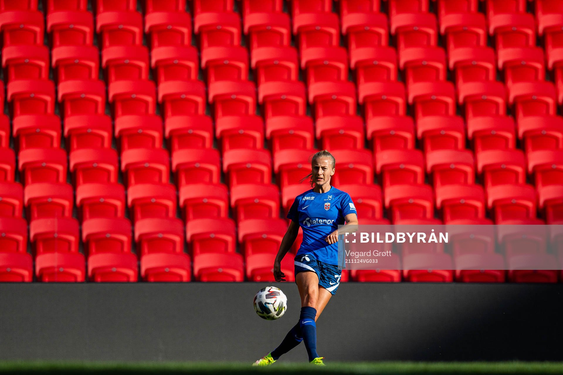 Amalie Vevle Eikeland of the Norwegian women's national