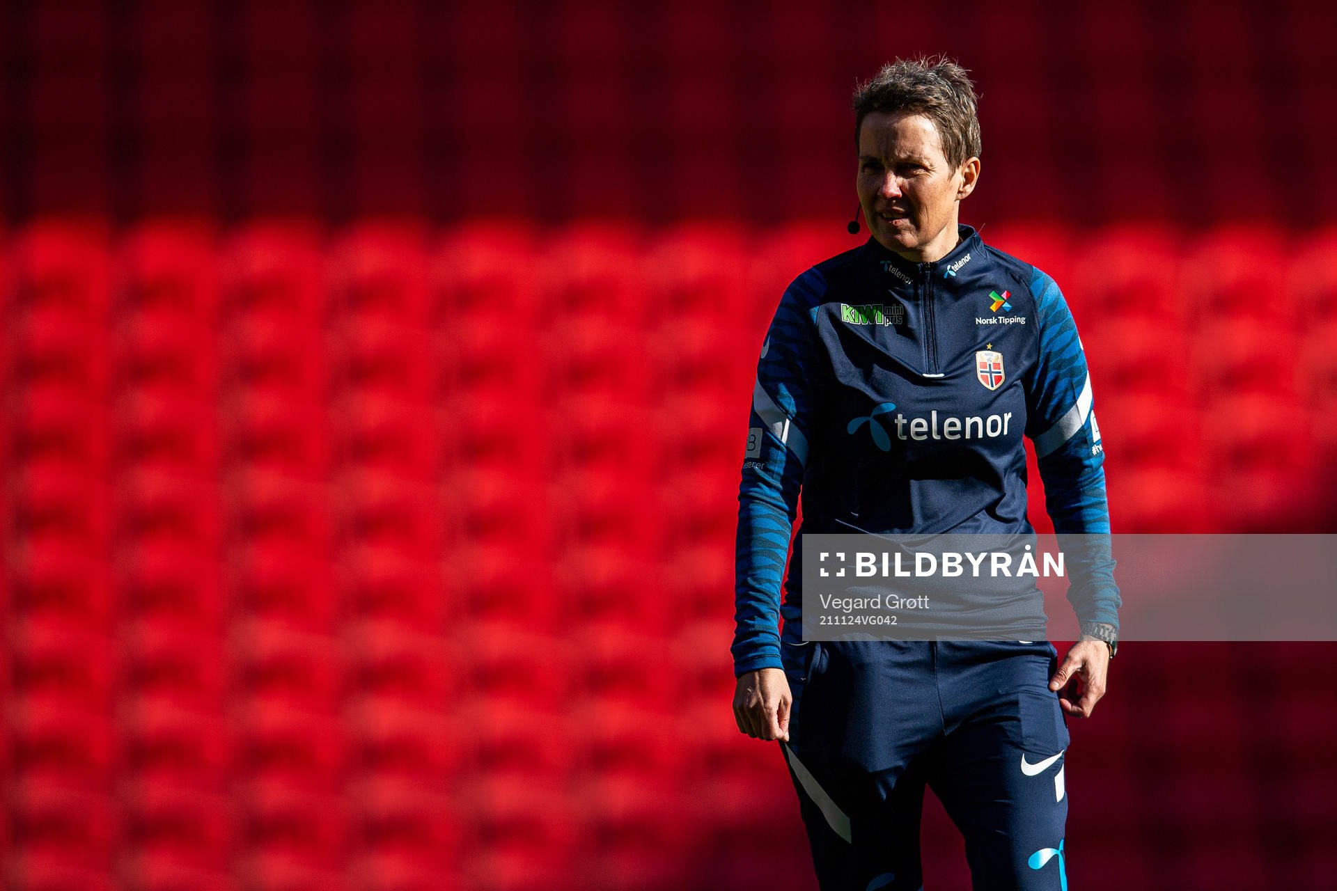 Lena Tyriberget, assistant coach of the Norwegian women's