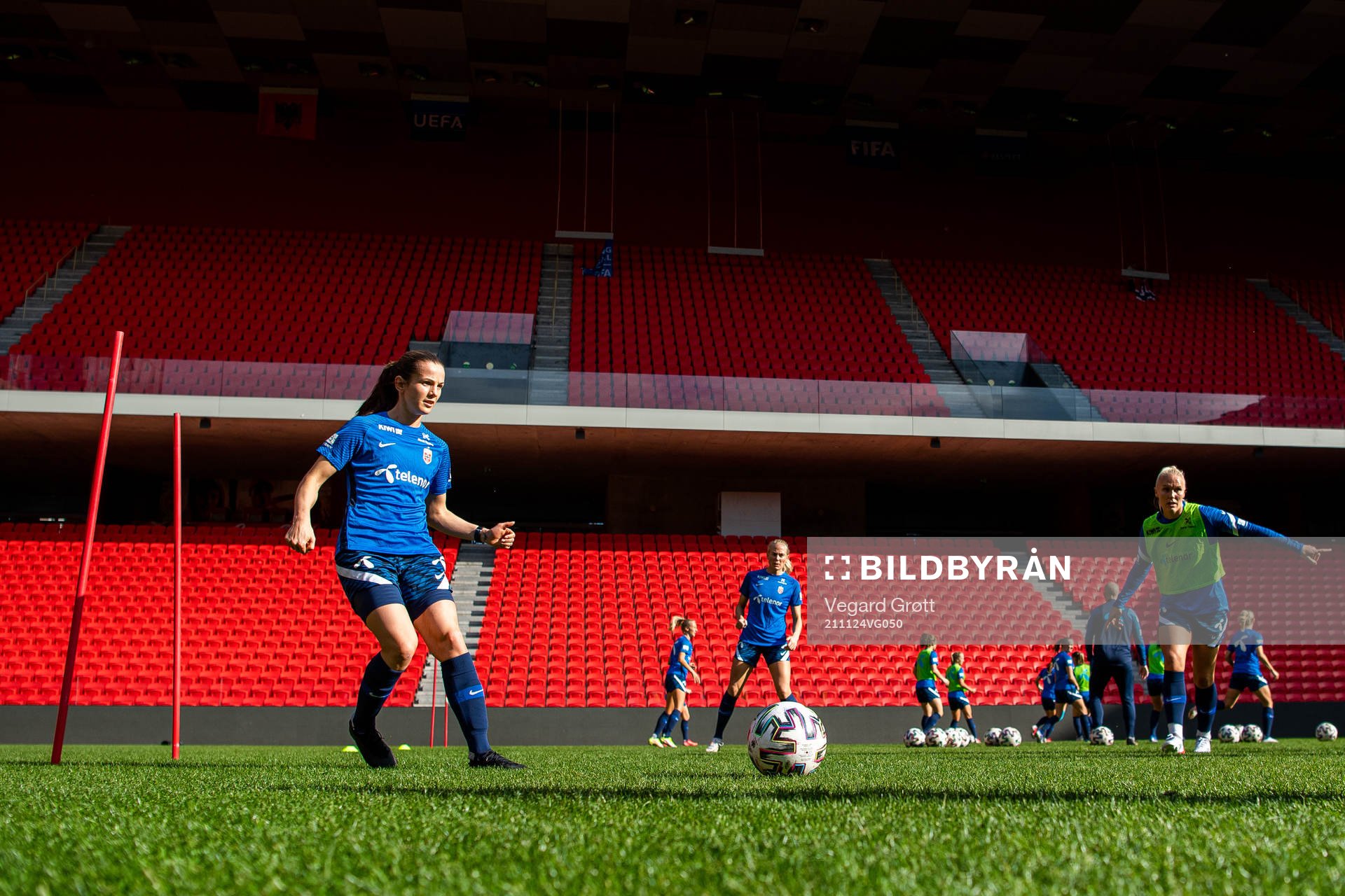 Tuva Hansen of the Norwegian women's national football team