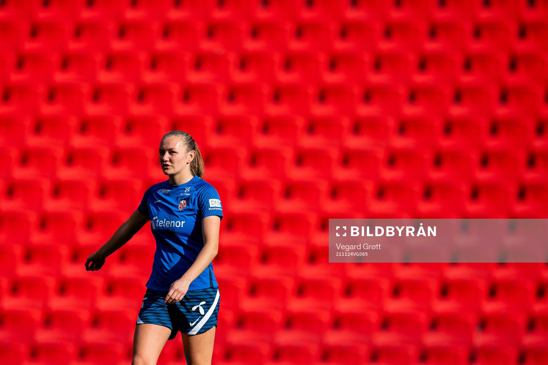 Frida Maanum of the Norwegian women's national football team