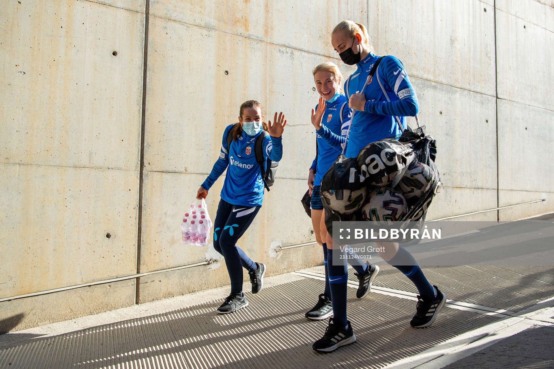 Tuva Hansen, Julie Blakstad and Emilie Bragstad of the
