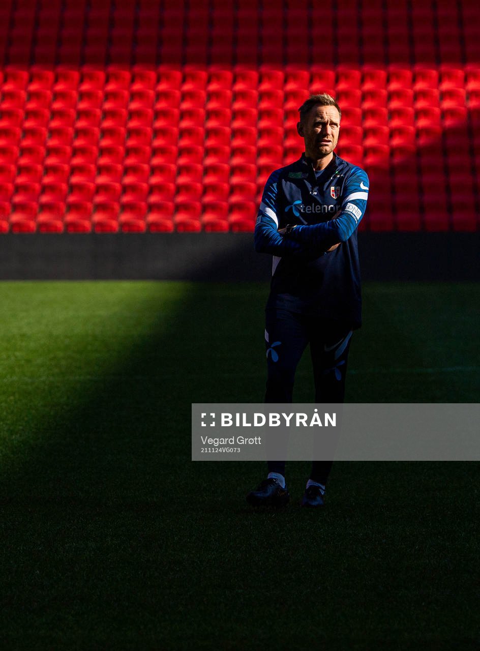 Martin Sjögren, head coach of the Norwegian women's