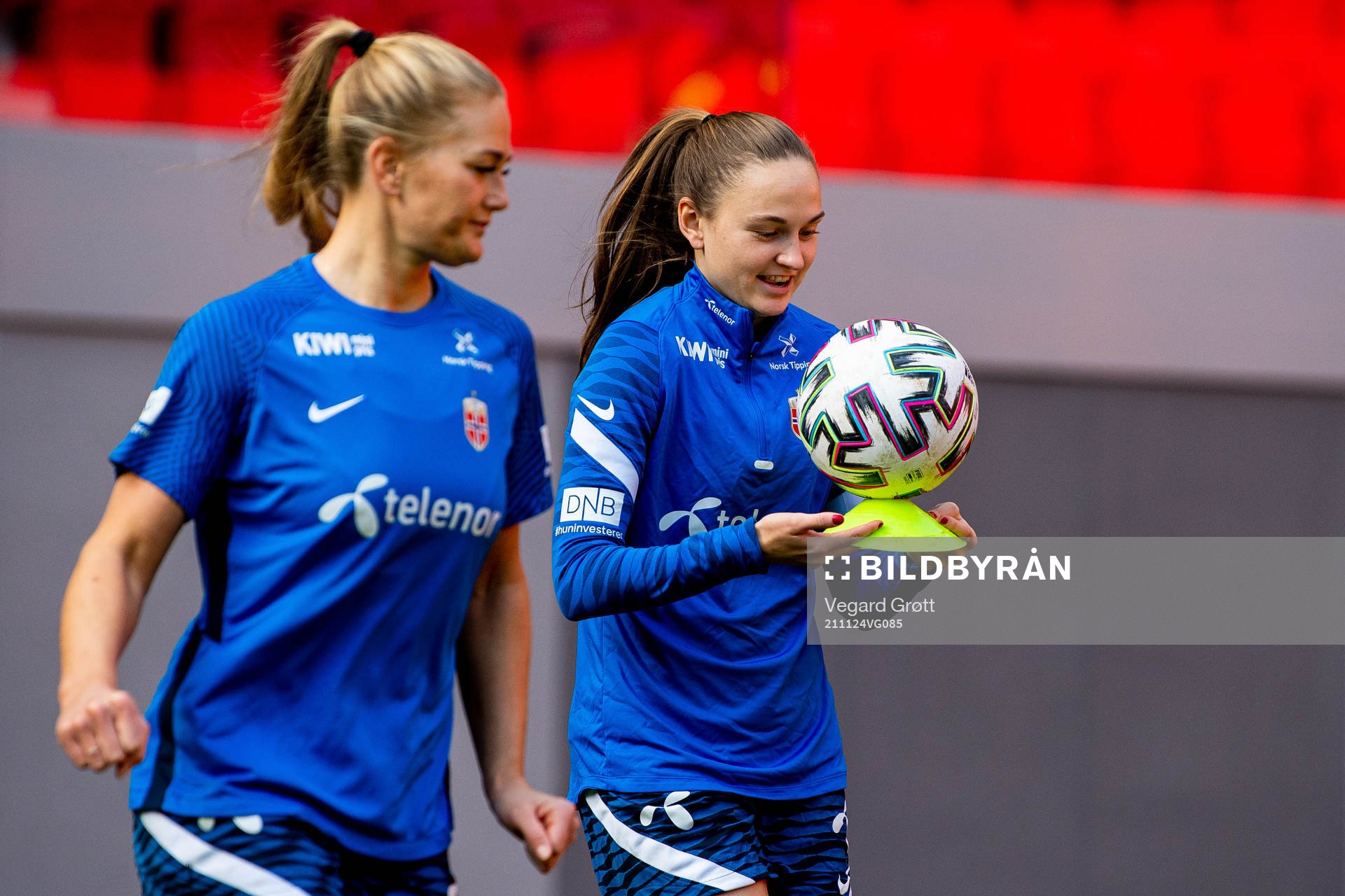 Vilde Hasund of the Norwegian women's national football team