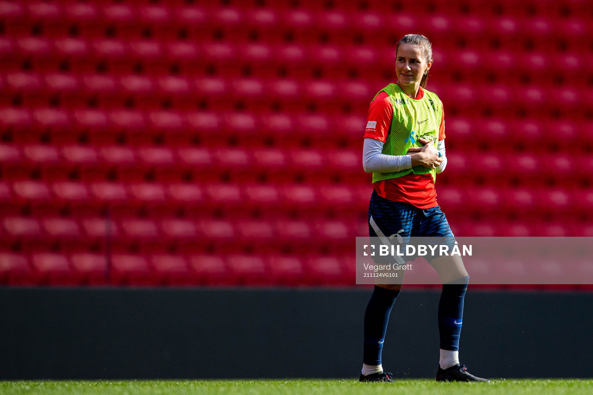 Goalkeeper Rugile Rulyte of the Norwegian women's national