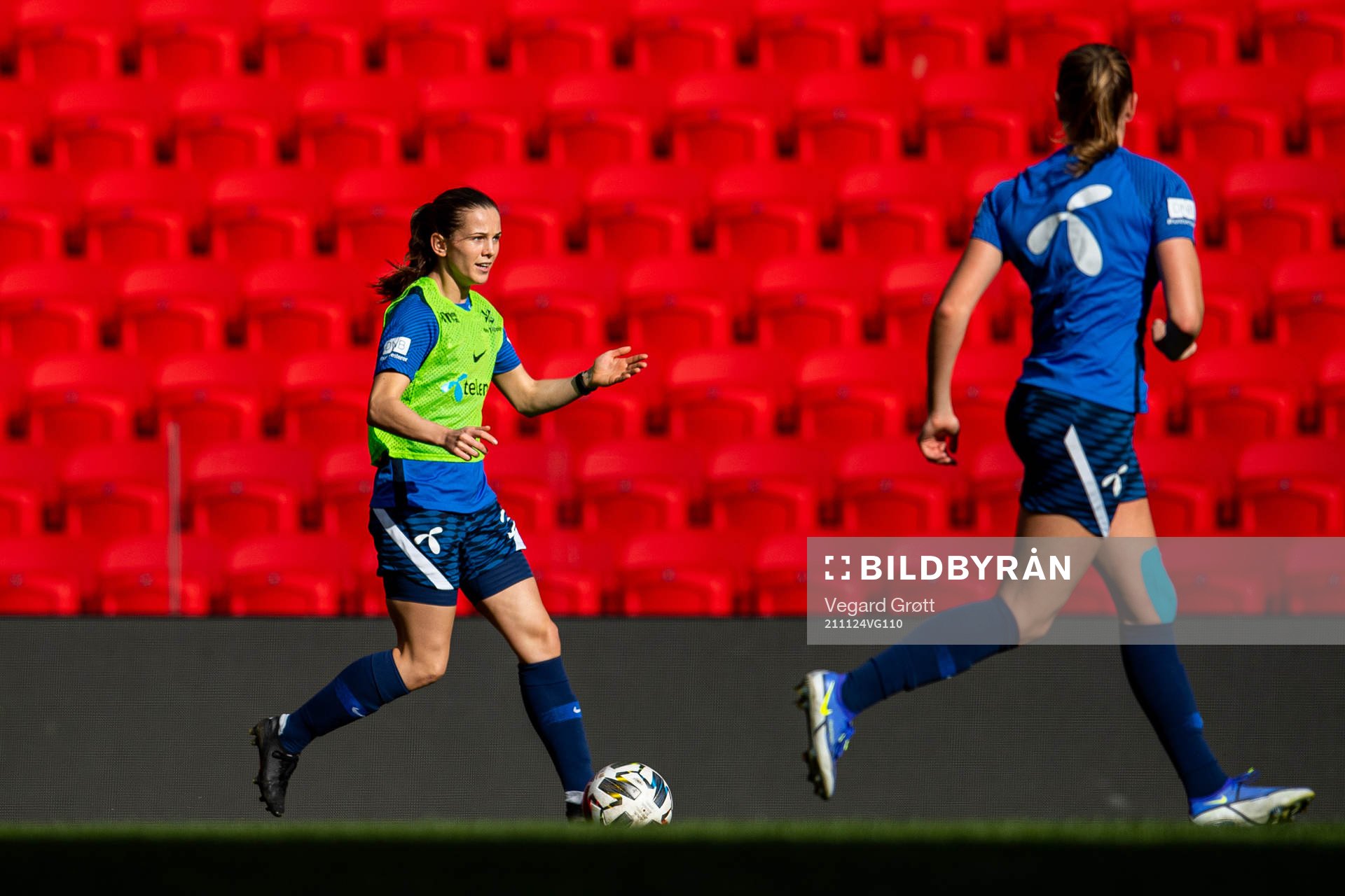 Tuva Hansen of the Norwegian women's national football team