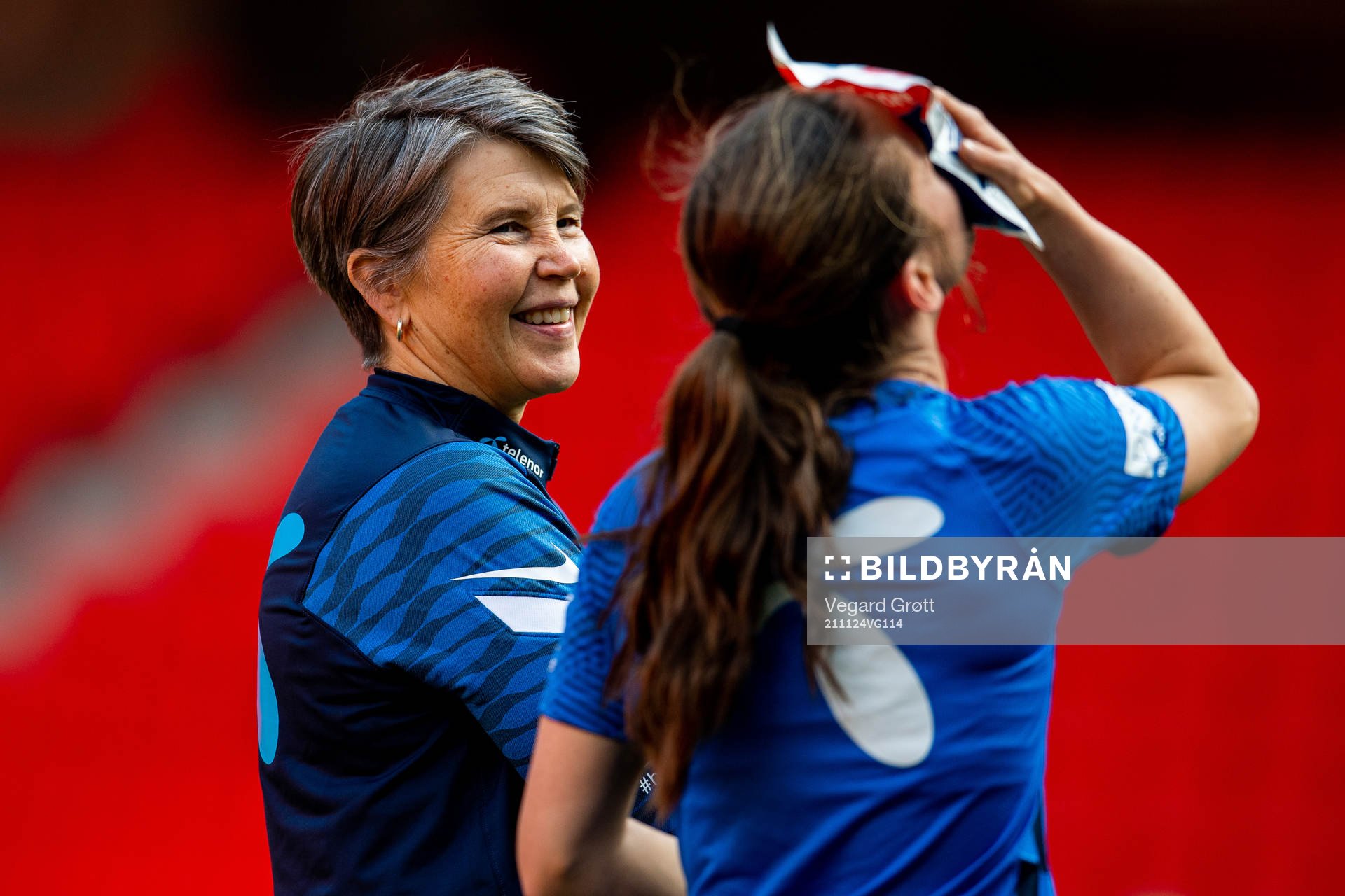 Bente Bratbak, team manager of the Norwegian women's